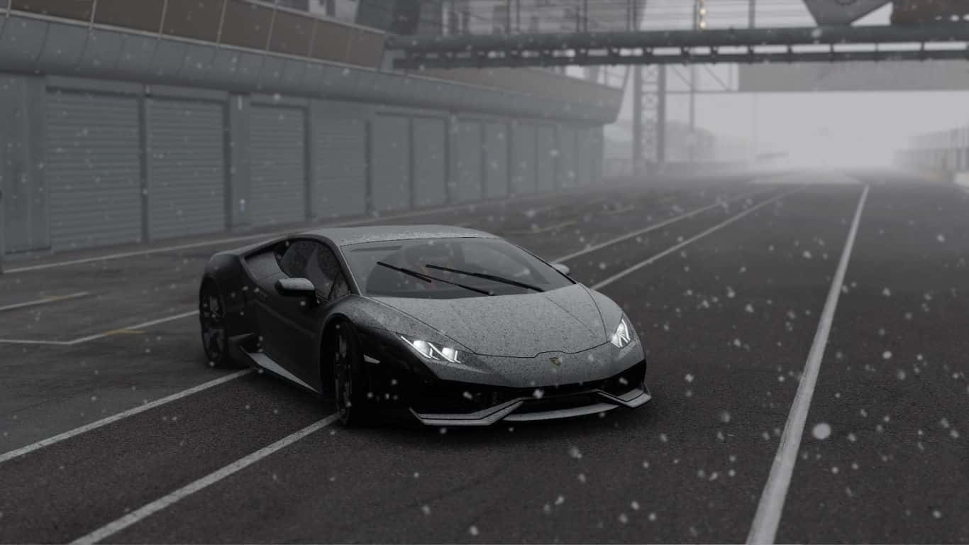 پس‌زمینه 1366x768 لامبورگینی هوراکان در بازی Project Cars 2 والپیپر