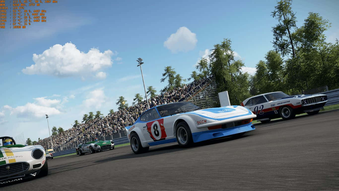 پس‌زمینه 1366x768 Project Cars 2 با بیش از 80 فریم در ثانیه والپیپر