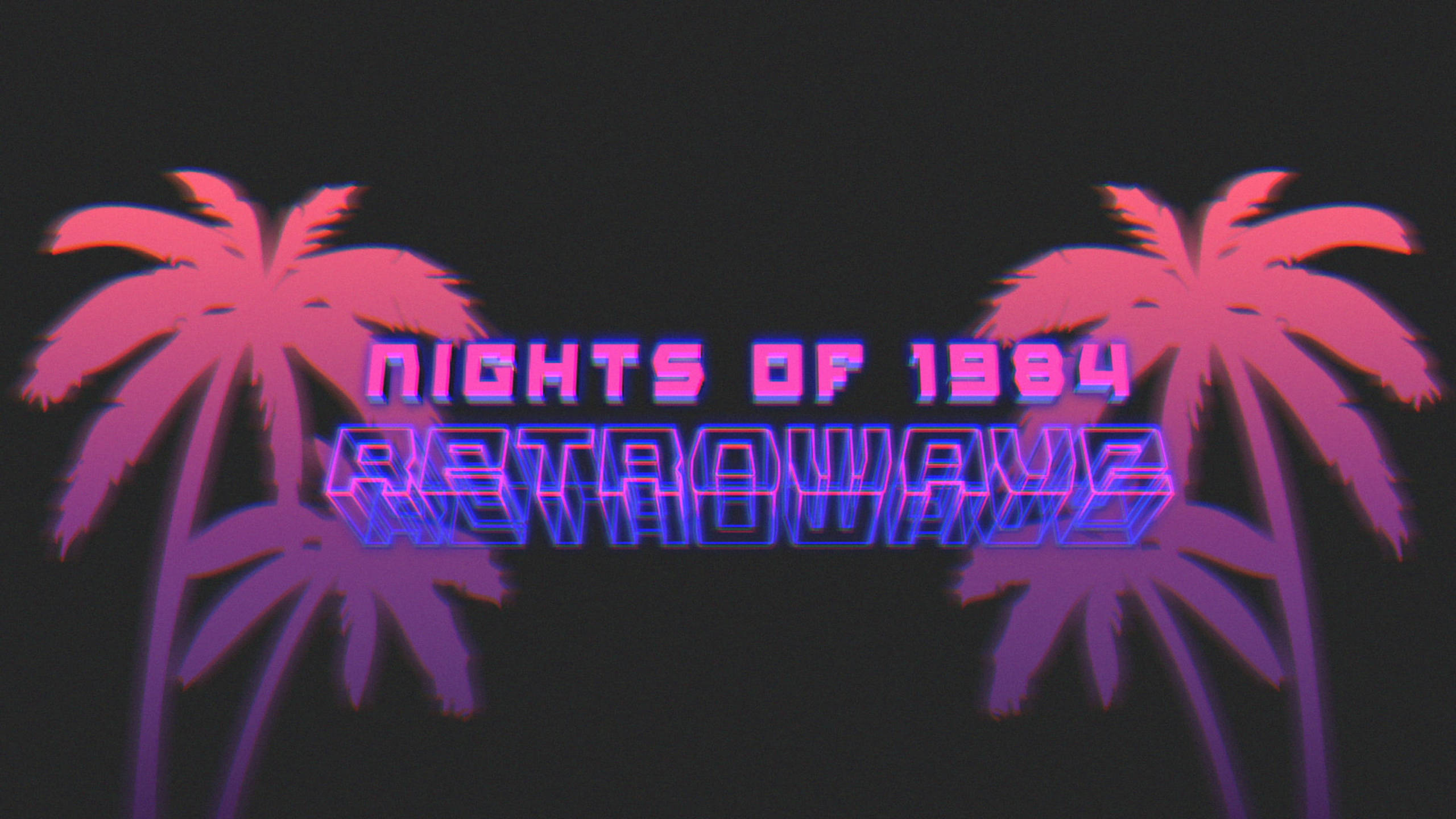 لپ‌تاپ با تم بنفش 1984 Tumblr والپیپر