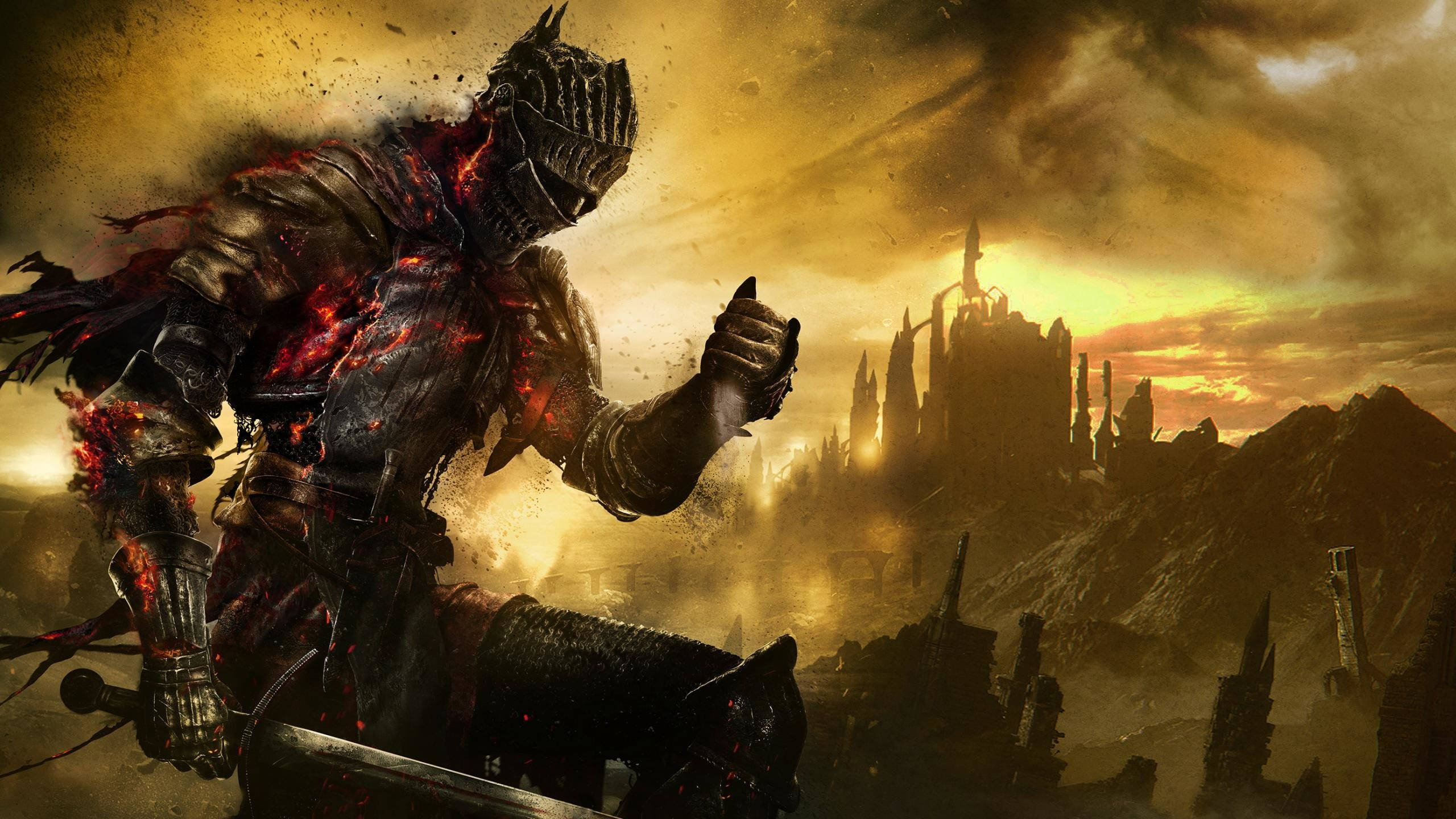 2560x1440 بازی Dark Souls 3 والپیپر