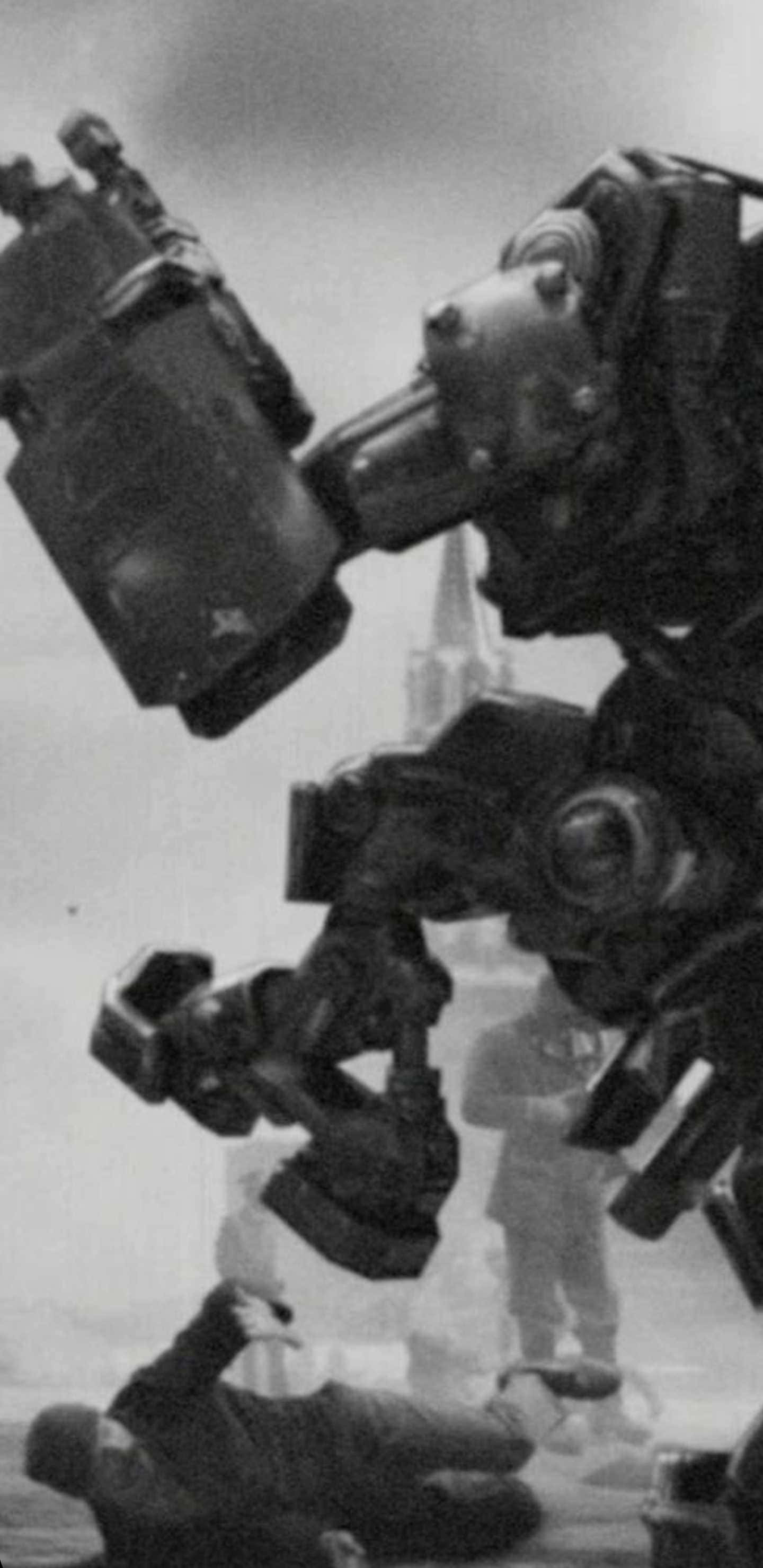 لحظه حماسی بازی: پیکسل 3XL با پس‌زمینه Wolfenstein II والپیپر