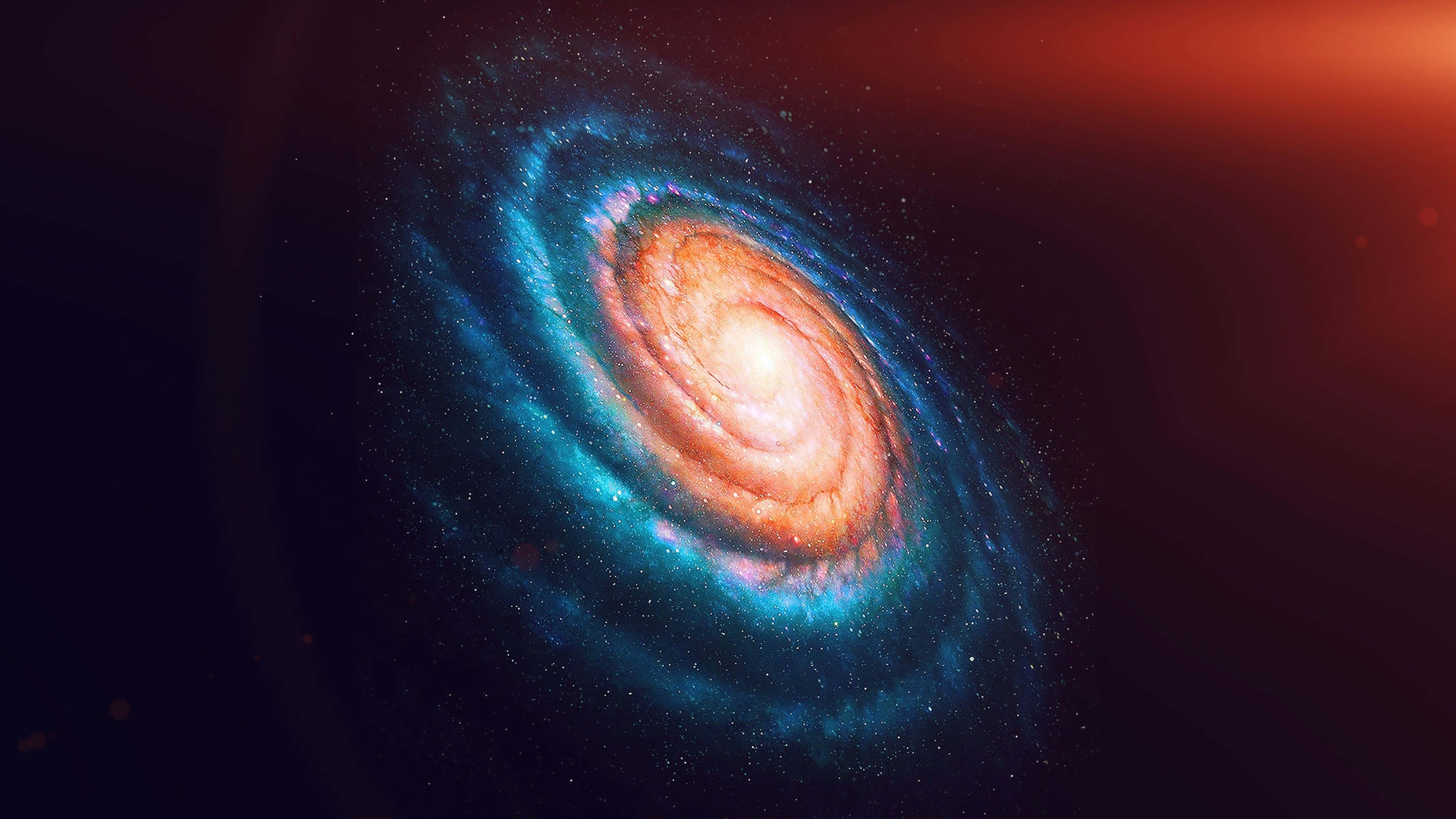 4K کهکشان NGC 1232 جهان والپیپر