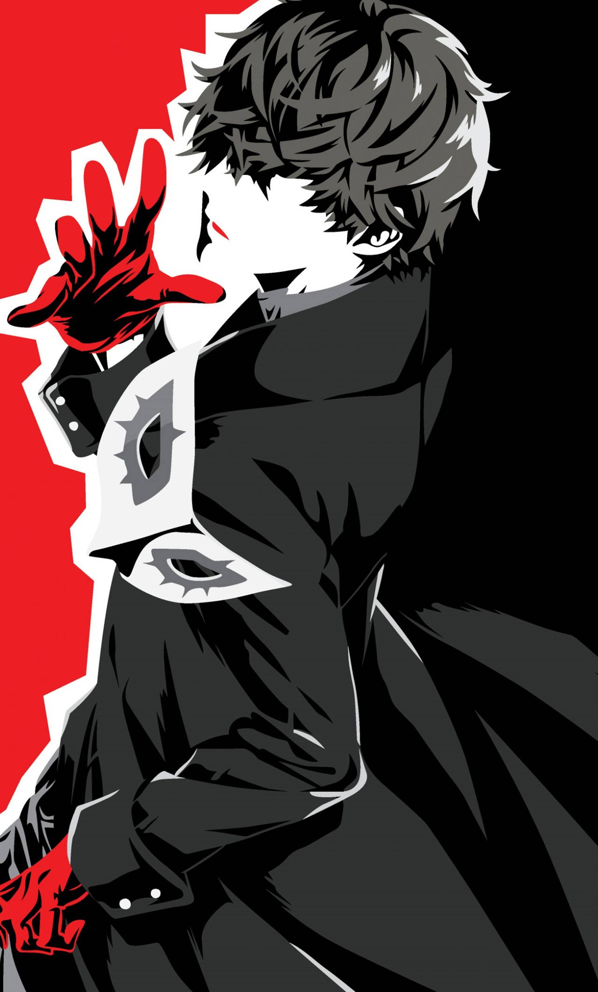 4K انیمه آیفون Persona 5 آکیرا کوروسو والپیپر