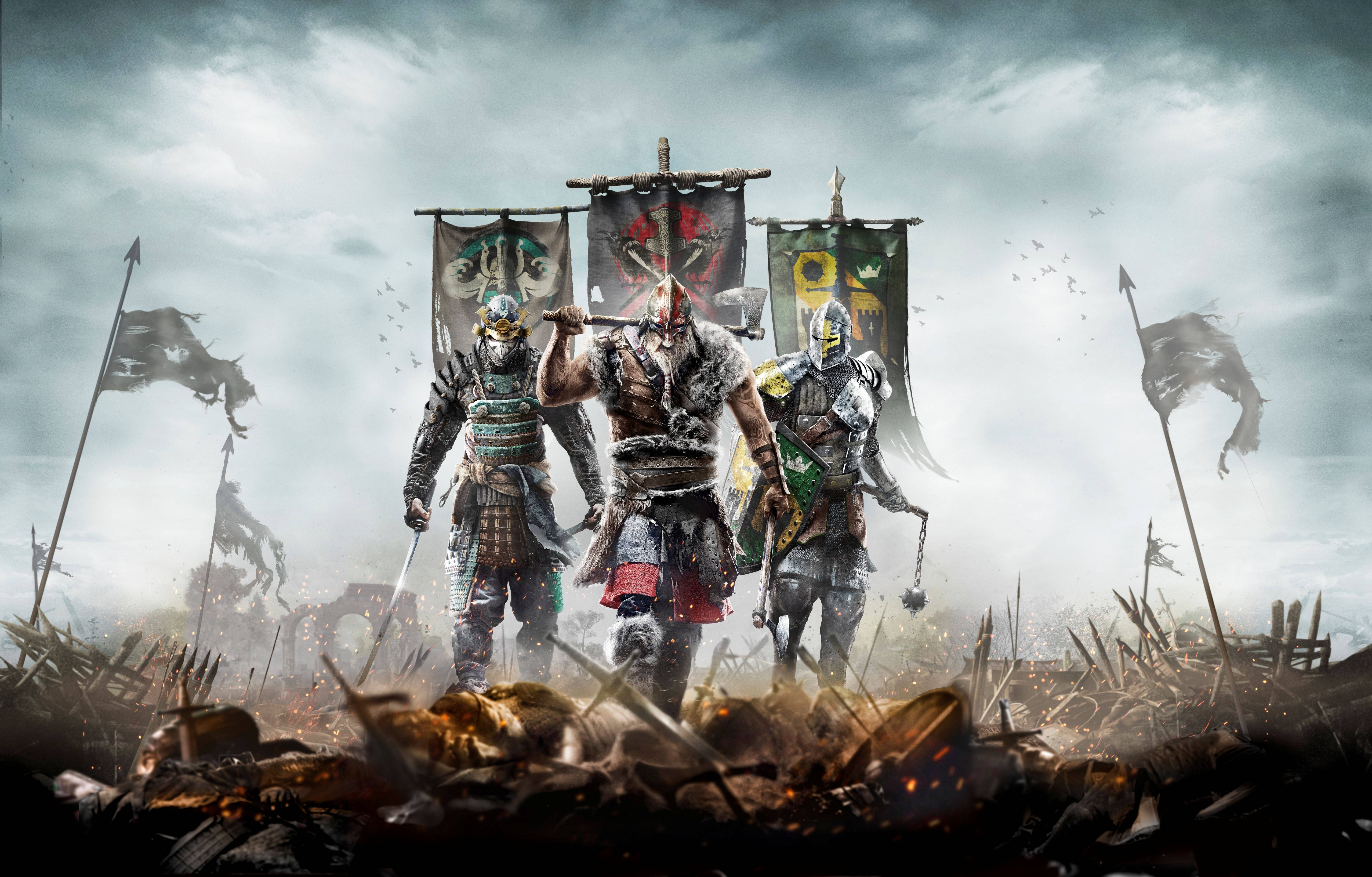 4K بازی For Honor والپیپر