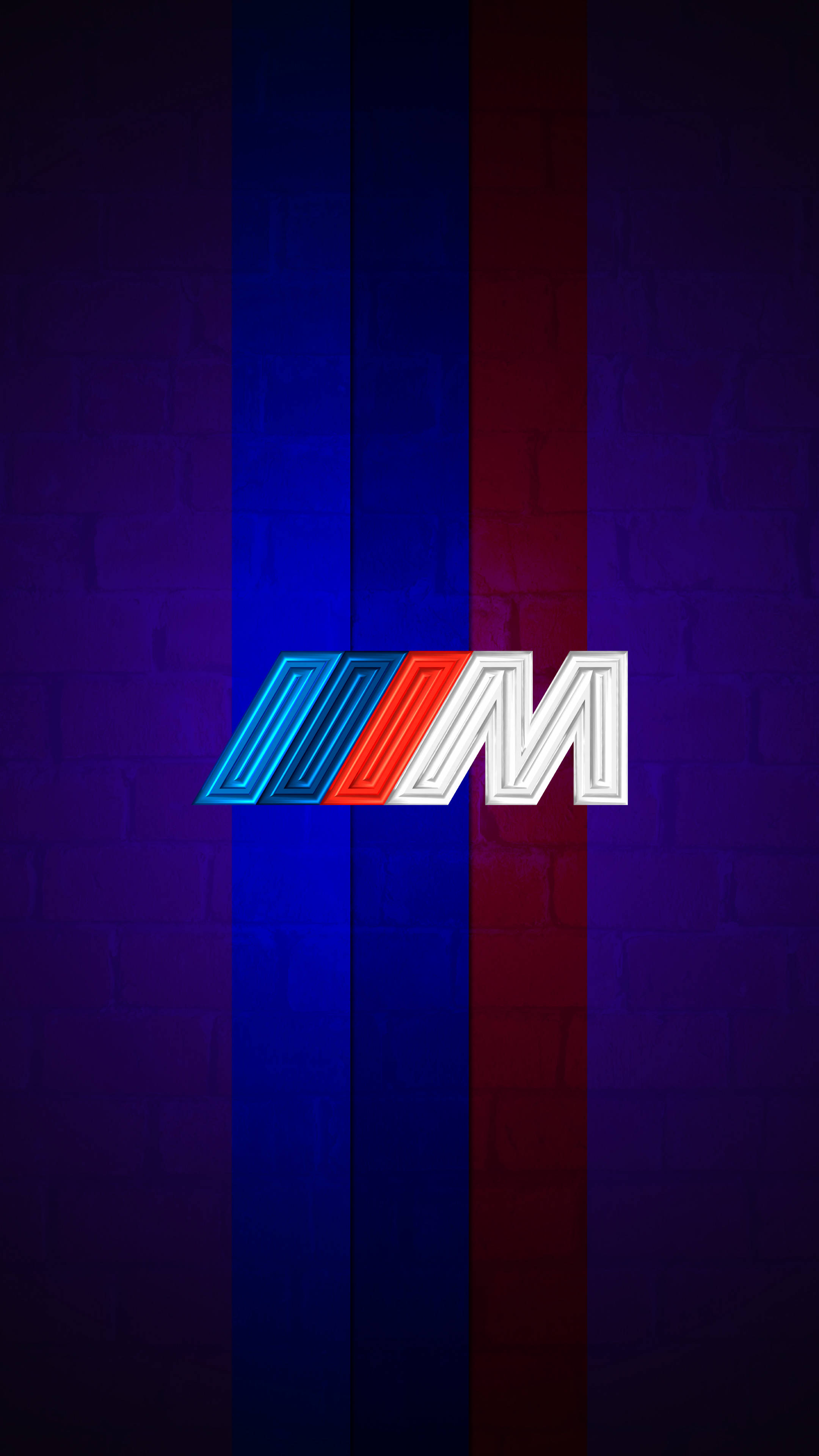 بنفش با نوارهای لوگوی BMW M والپیپر