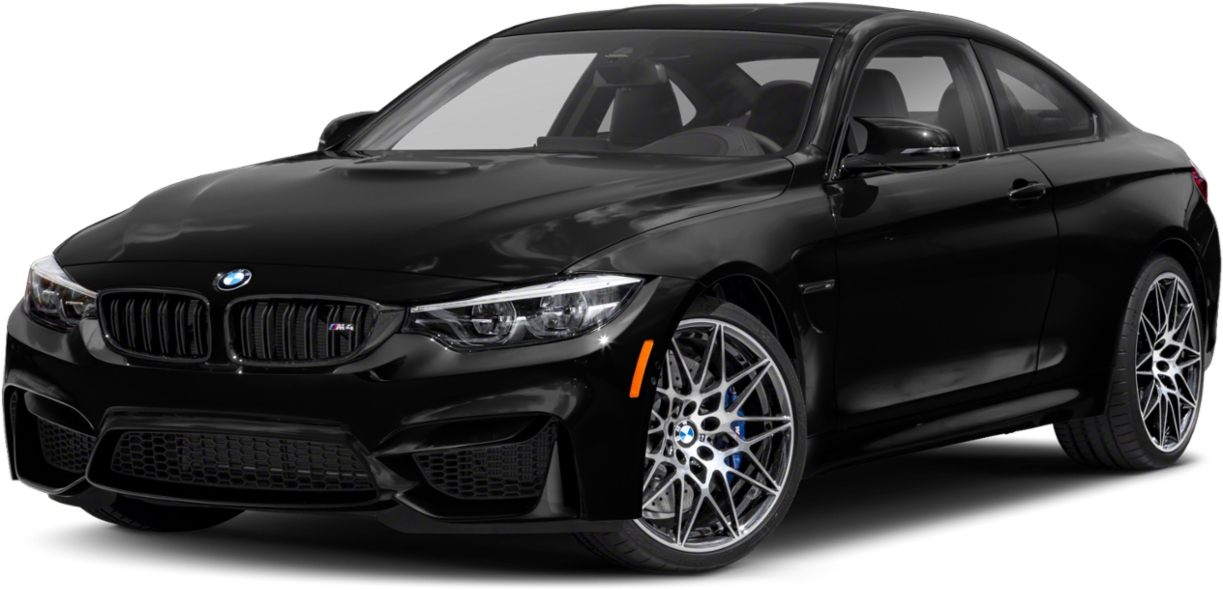 نمای جانبی کوپه BMW M4 مشکی والپیپر