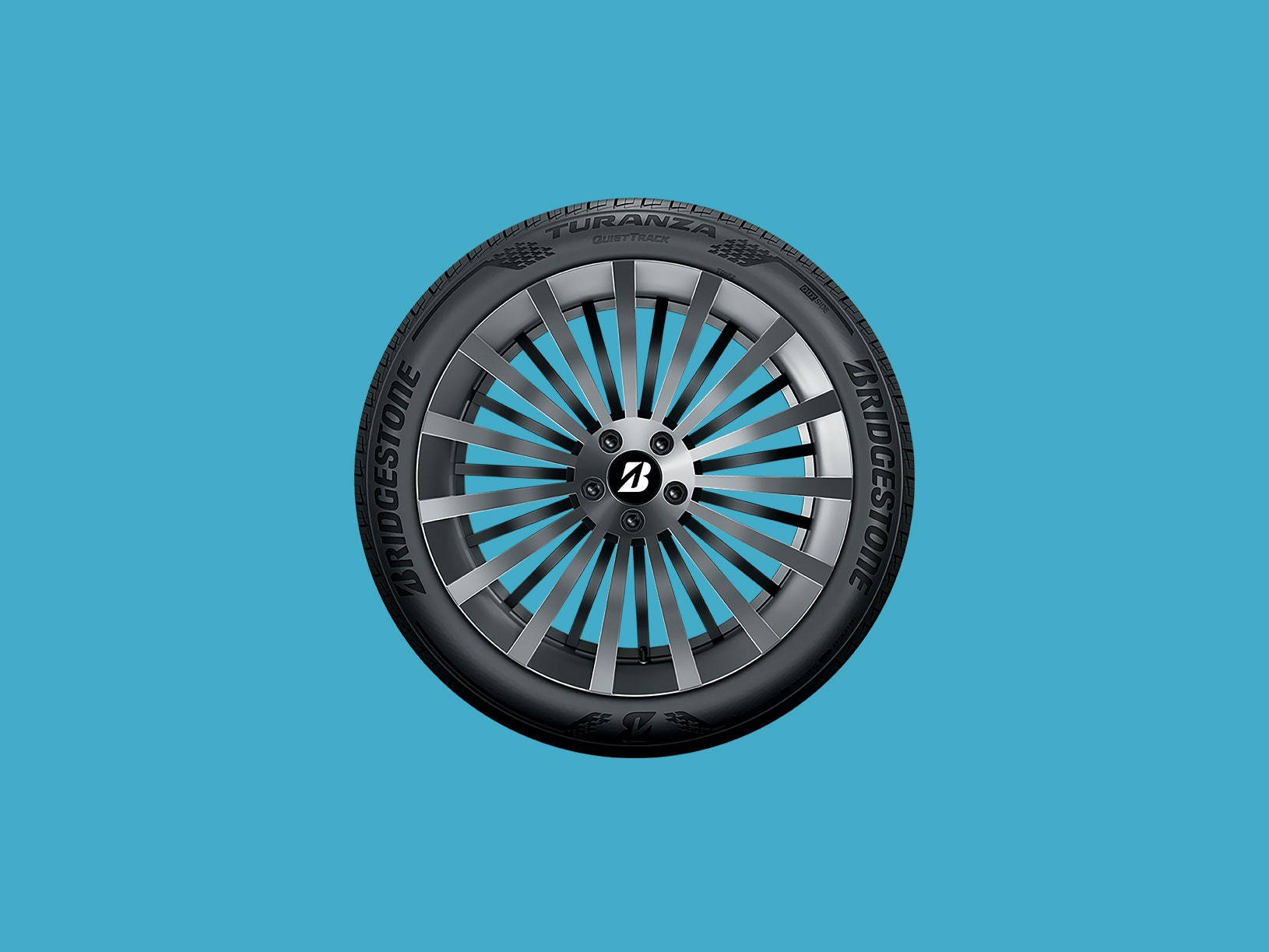 تصویر باکیفیت از تایر Bridgestone Turanza QuietTrack والپیپر