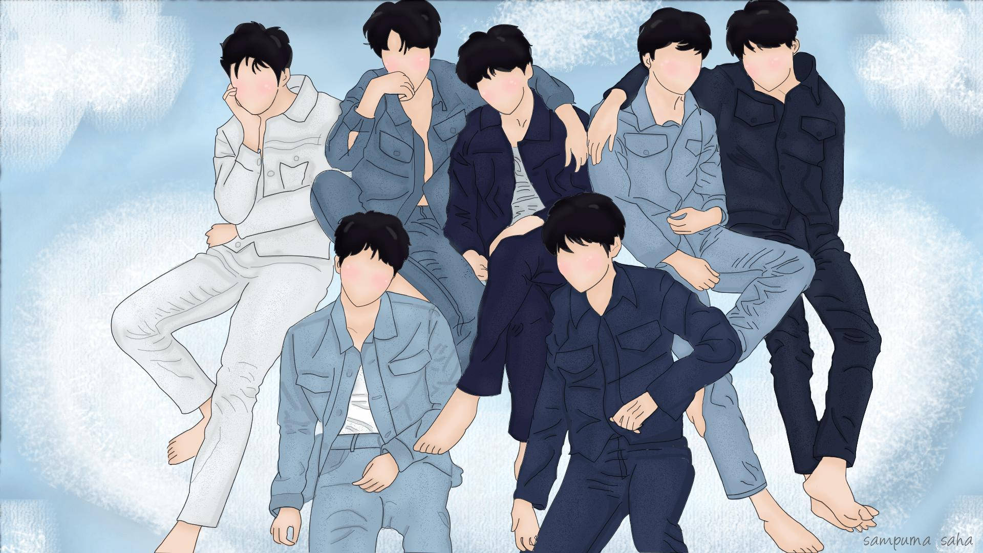 هنر متحرک BTS 2020 والپیپر