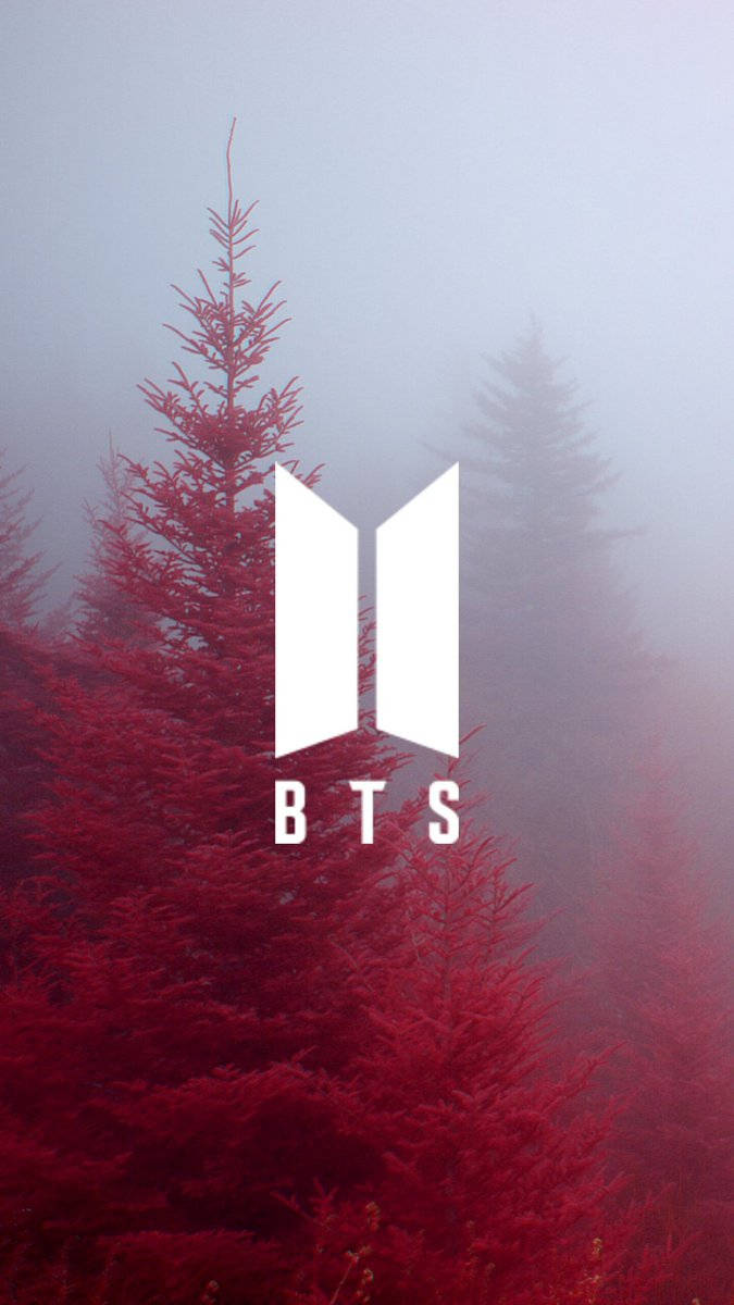 لوگوی زیبای BTS والپیپر
