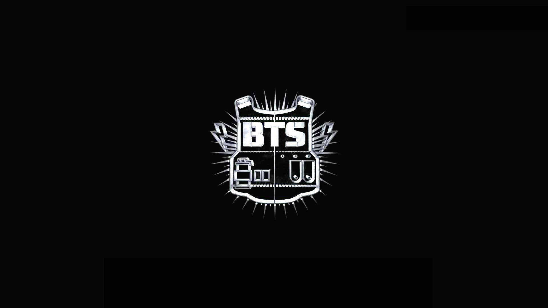 لپ‌تاپ با لوگوی جلیقه BTS والپیپر