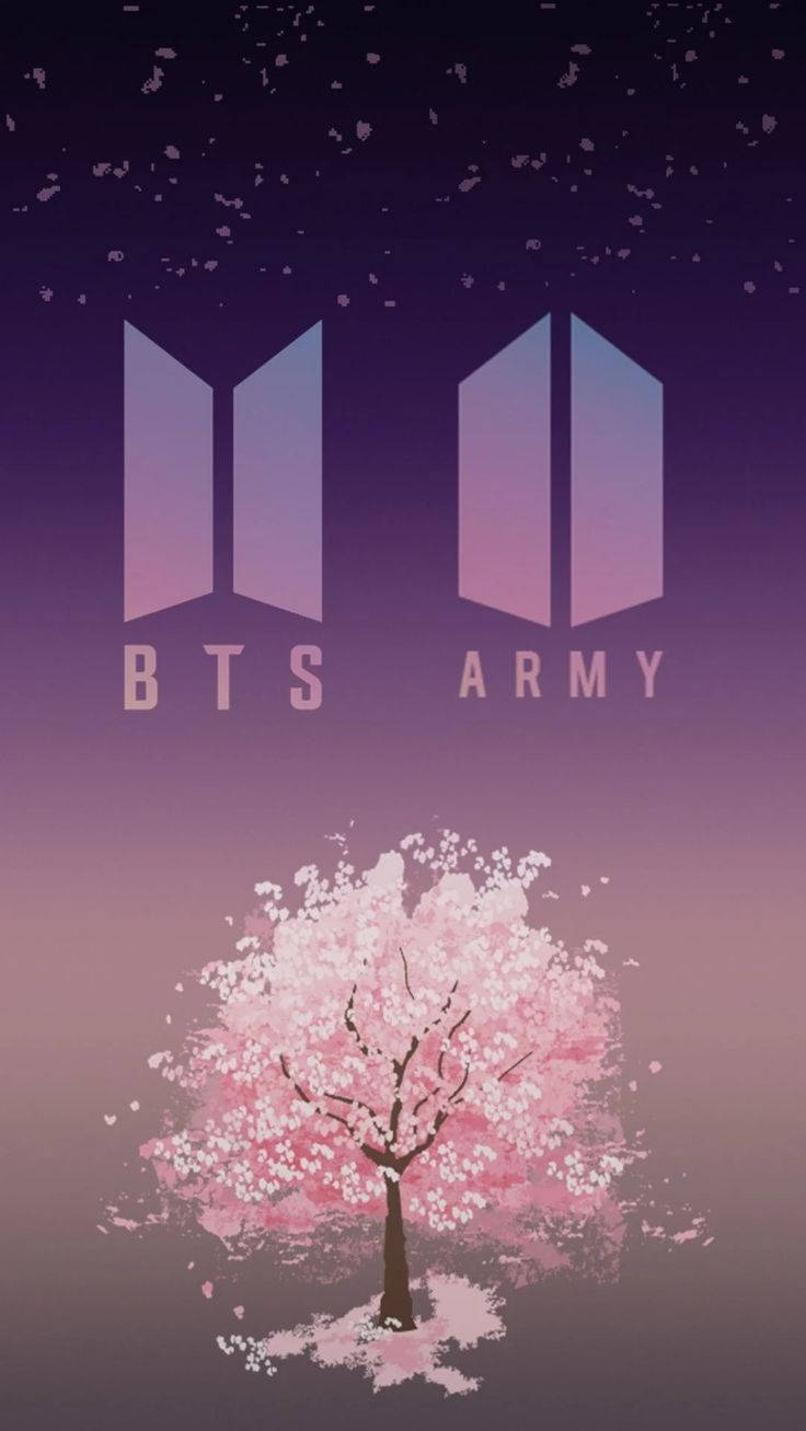 لوگوی BTS و ARMY والپیپر