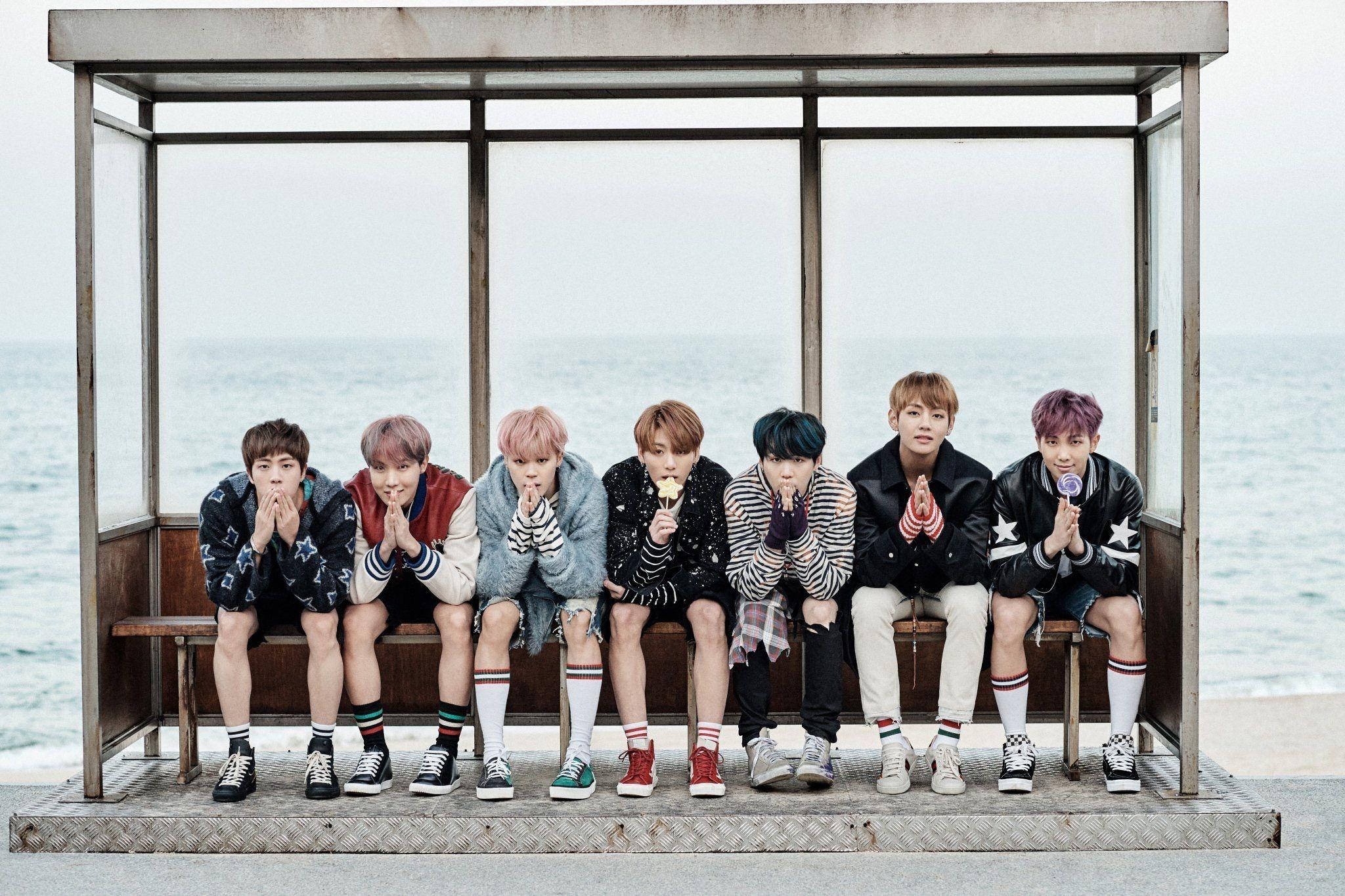 تیزر آلبوم باحال لپ‌تاپ BTS والپیپر