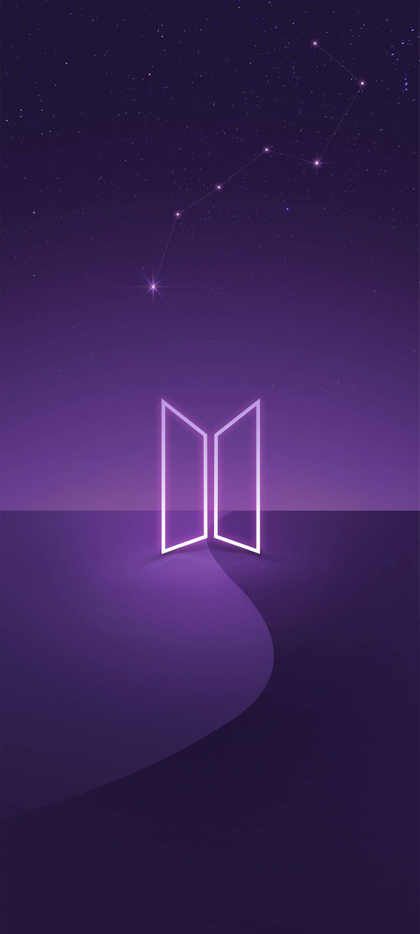 لوگوی BTS برای سامسونگ S20 FE والپیپر