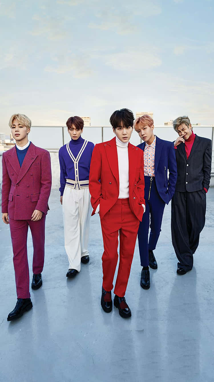 عکاسی گروه BTS برای مجله Singles والپیپر