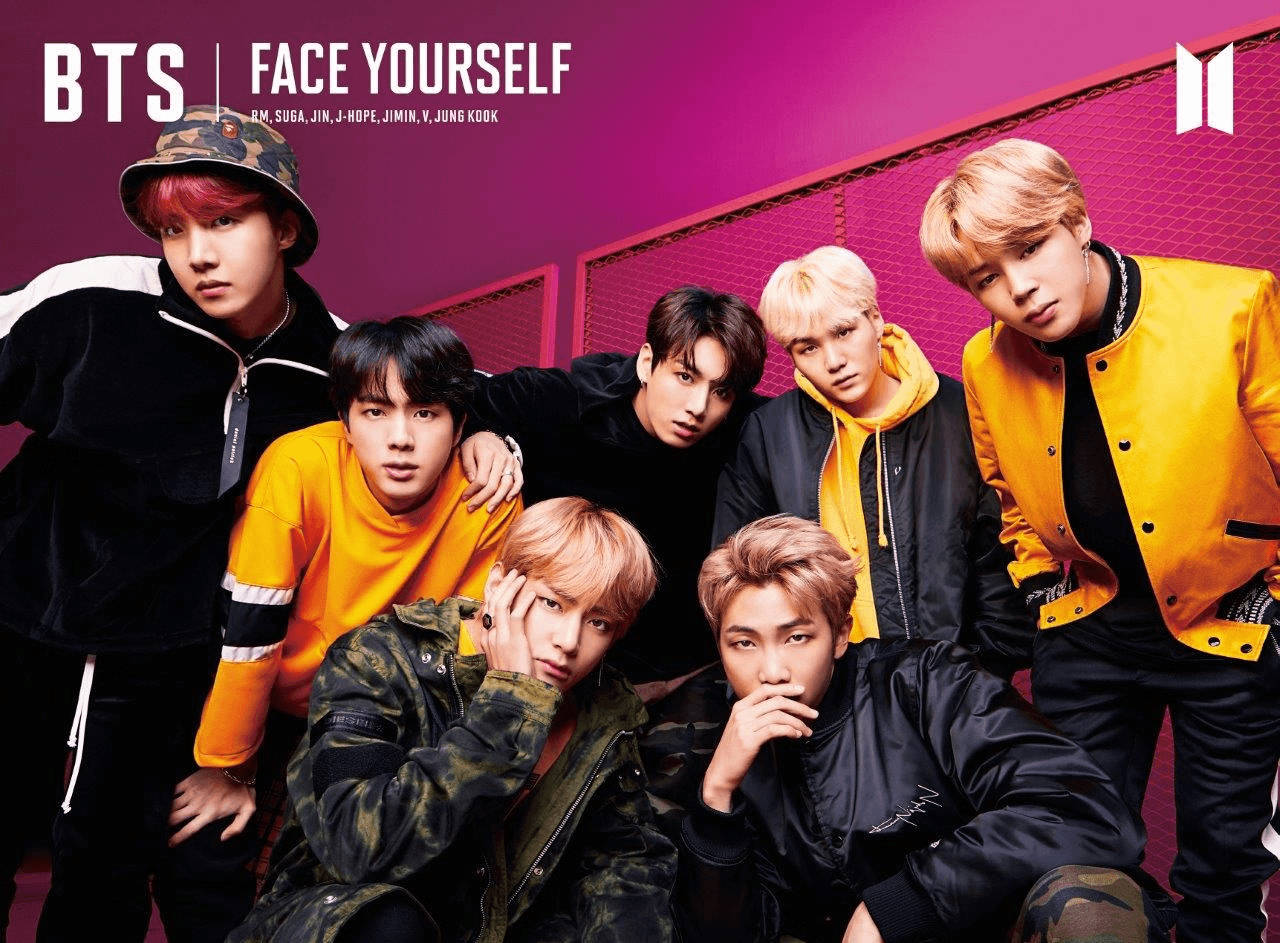اعضای گروه پسرانه BTS: وی، جونگکوک، جیمین، شوگا، جین، آرام و جی‌هوپ.