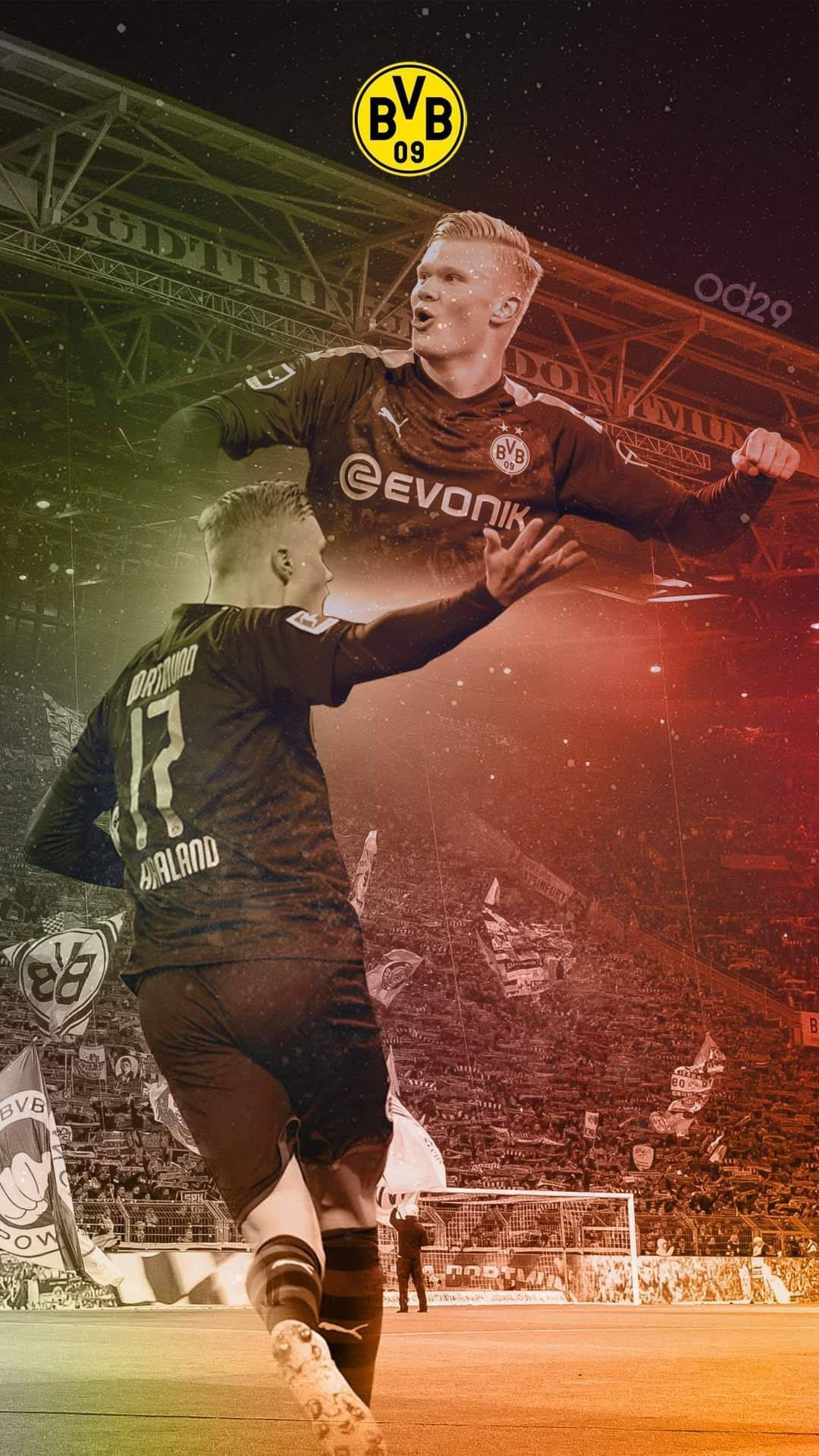 مهاجم BVB ارلینگ هالند والپیپر