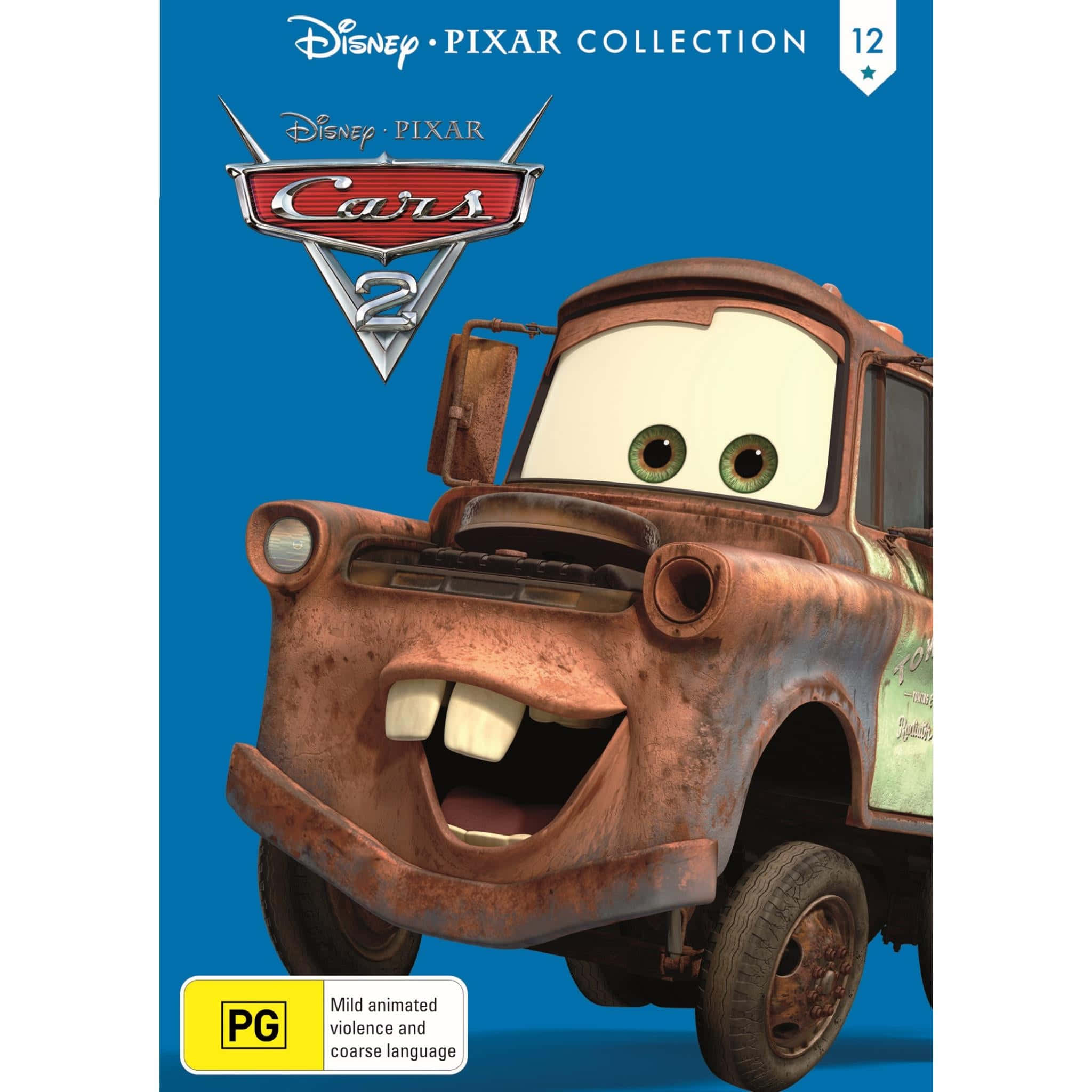 لایتنینگ مک‌کوئین و ماتر در Cars 2 در حال مسابقه در بزرگراه والپیپر