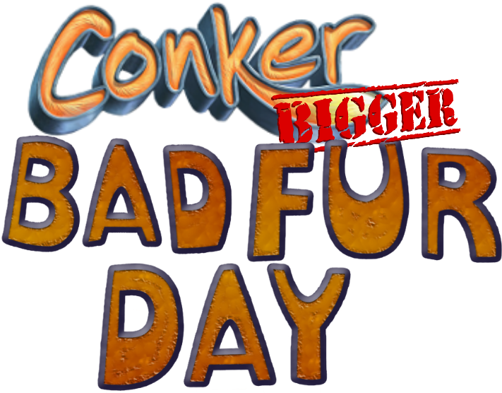لوگوی Conker Bad Fur Day والپیپر