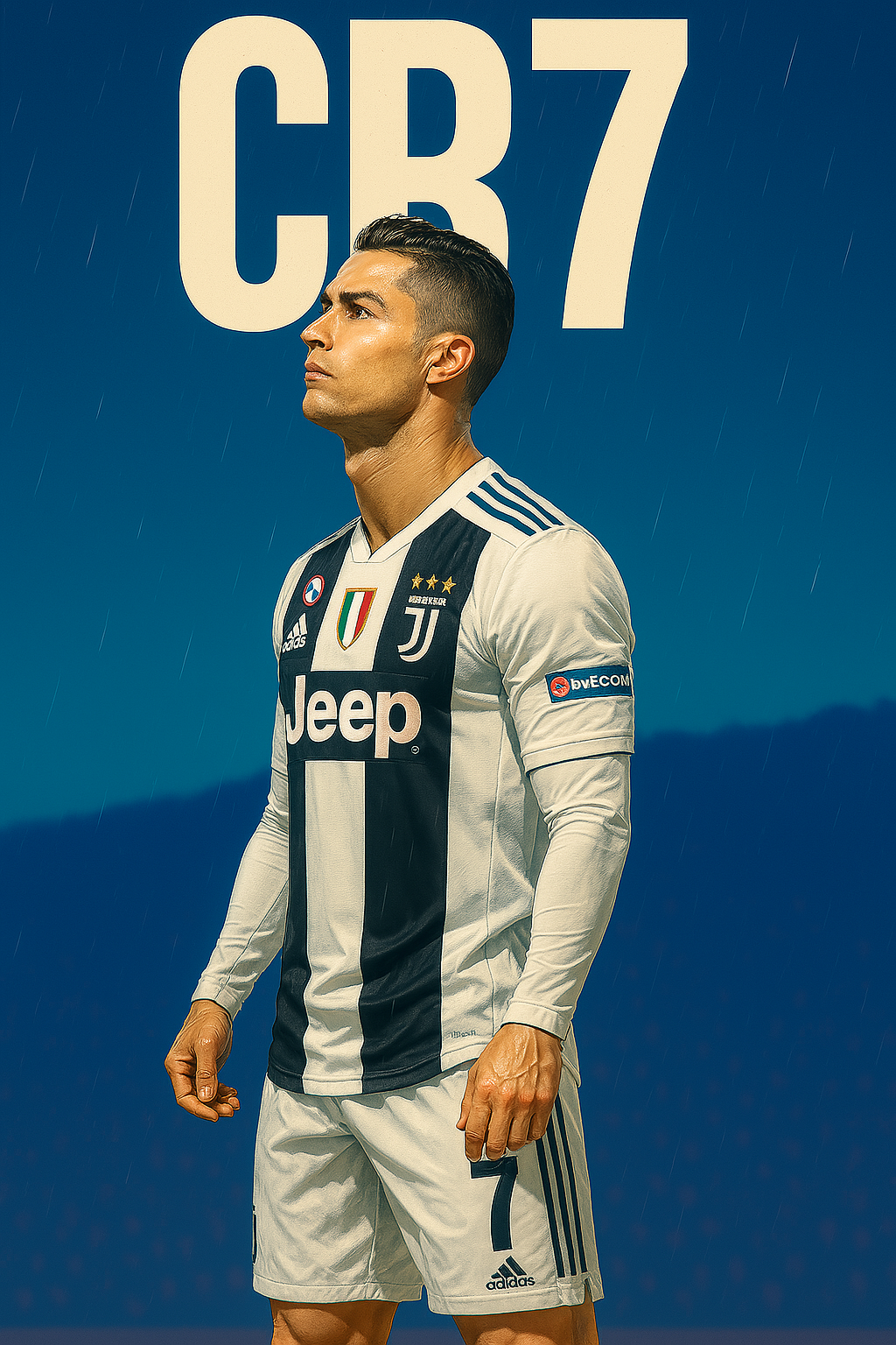کریستیانو رونالدو CR7 یوونتوس 4K والپیپر