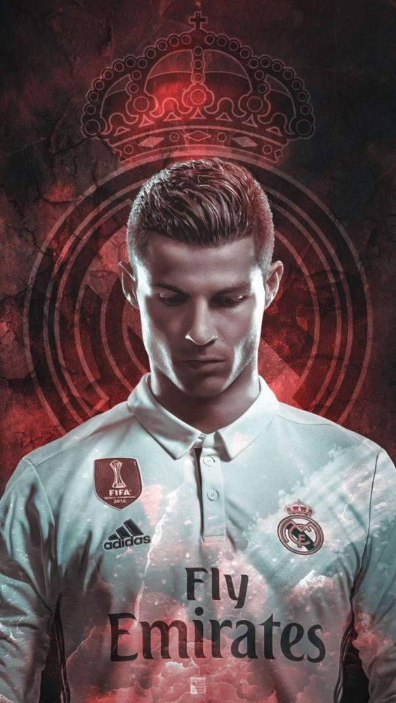 رد امارات CR7 کریستیانو رونالدو آیفون والپیپر
