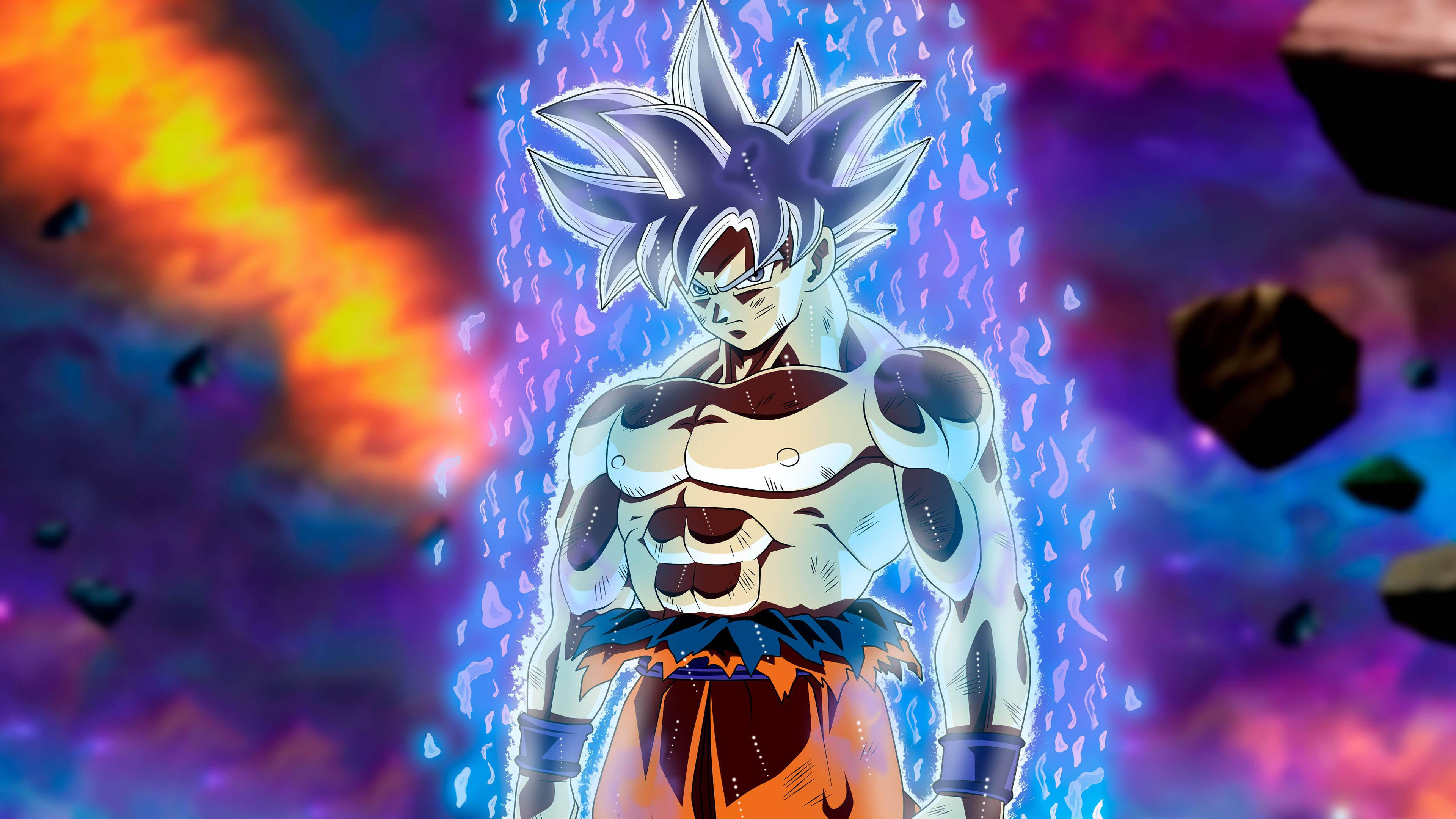 سوپر سایان گاد گوکو DBZ 4K والپیپر