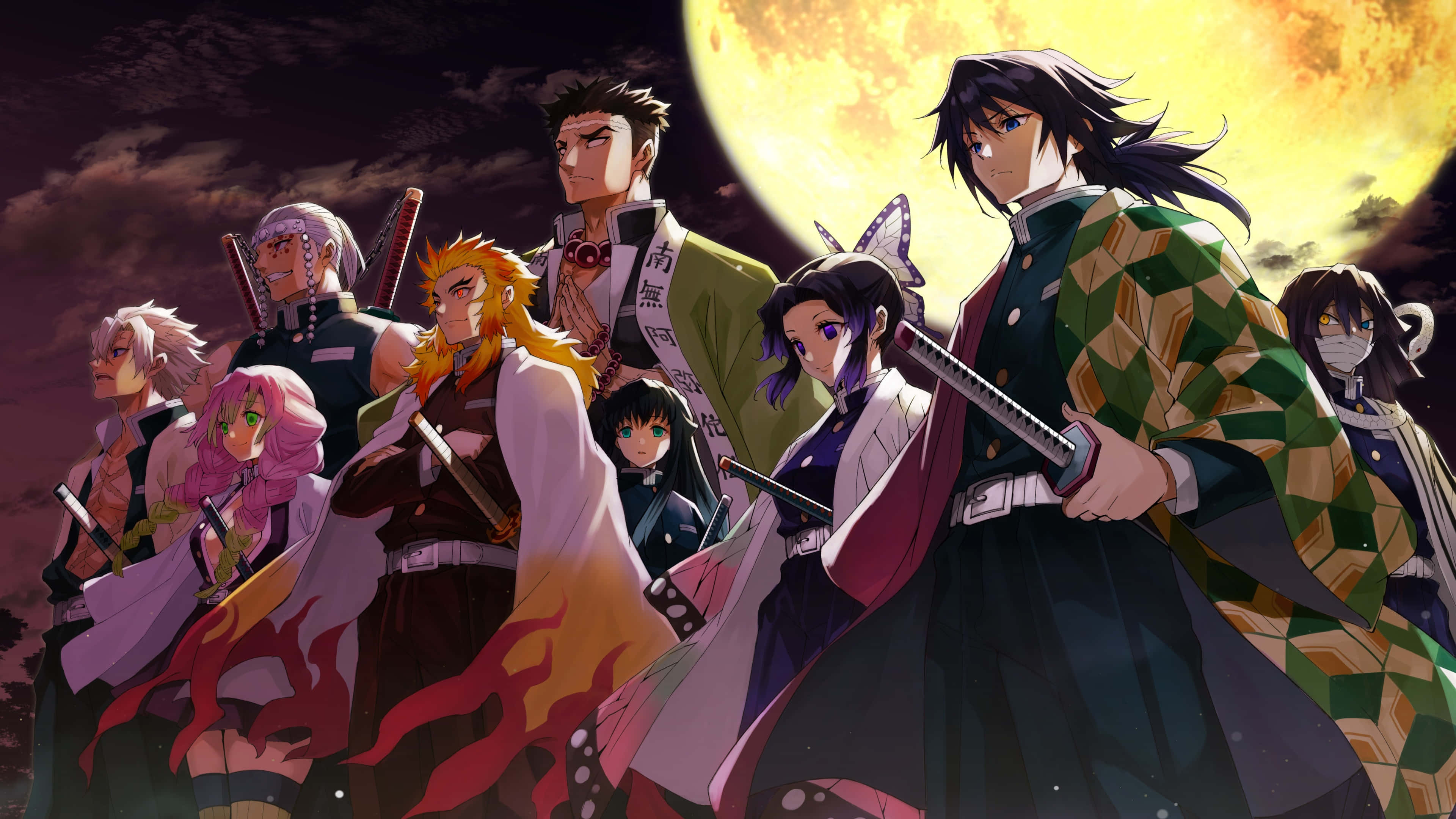انیمه Demon Slayer: Kimetsu no Yaiba با کیفیت 4K والپیپر
