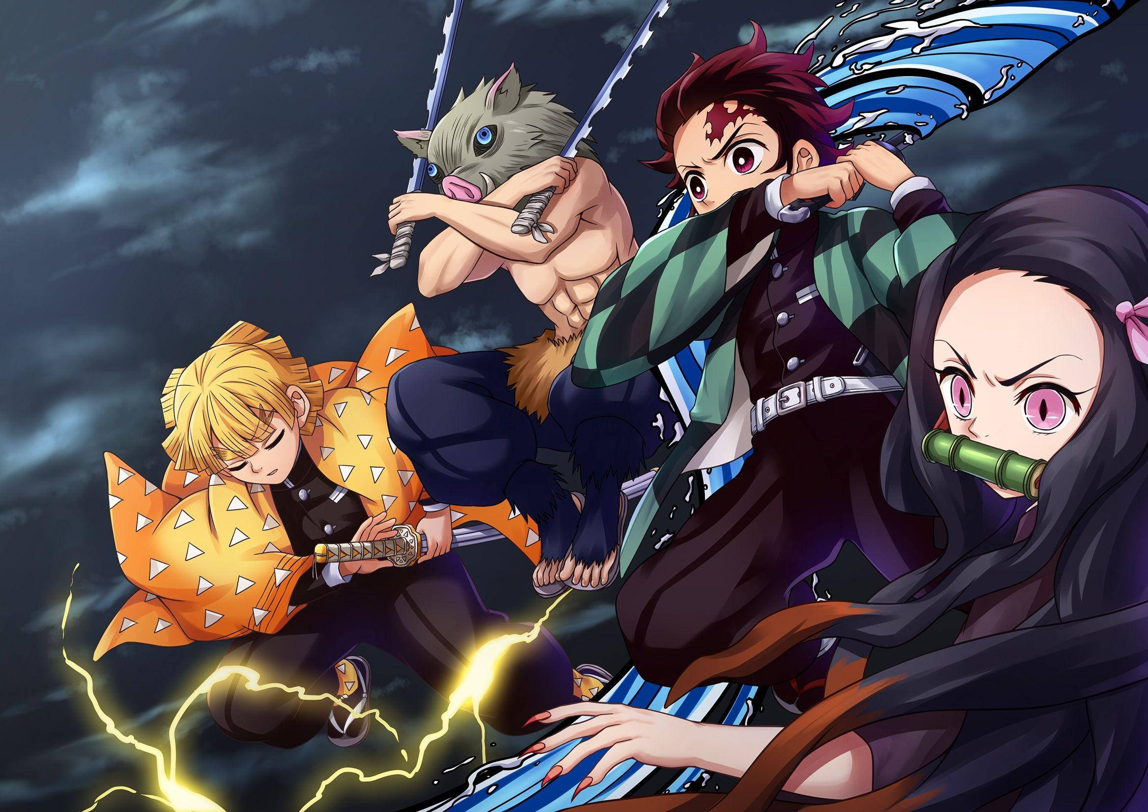 شخصیت‌های باحال و قدرتمند انیمه Demon Slayer والپیپر