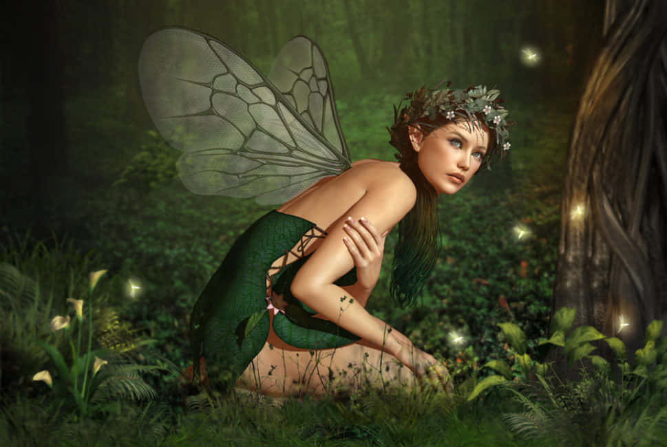 گام به قلمروی اثیری با این کاغذدیواری مسحورکننده Fairy Aesthetic والپیپر