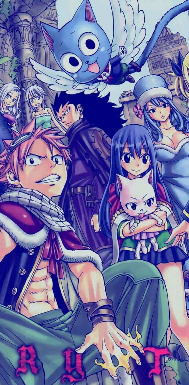 رنگ‌آمیزی زیبای Fairy Tail والپیپر