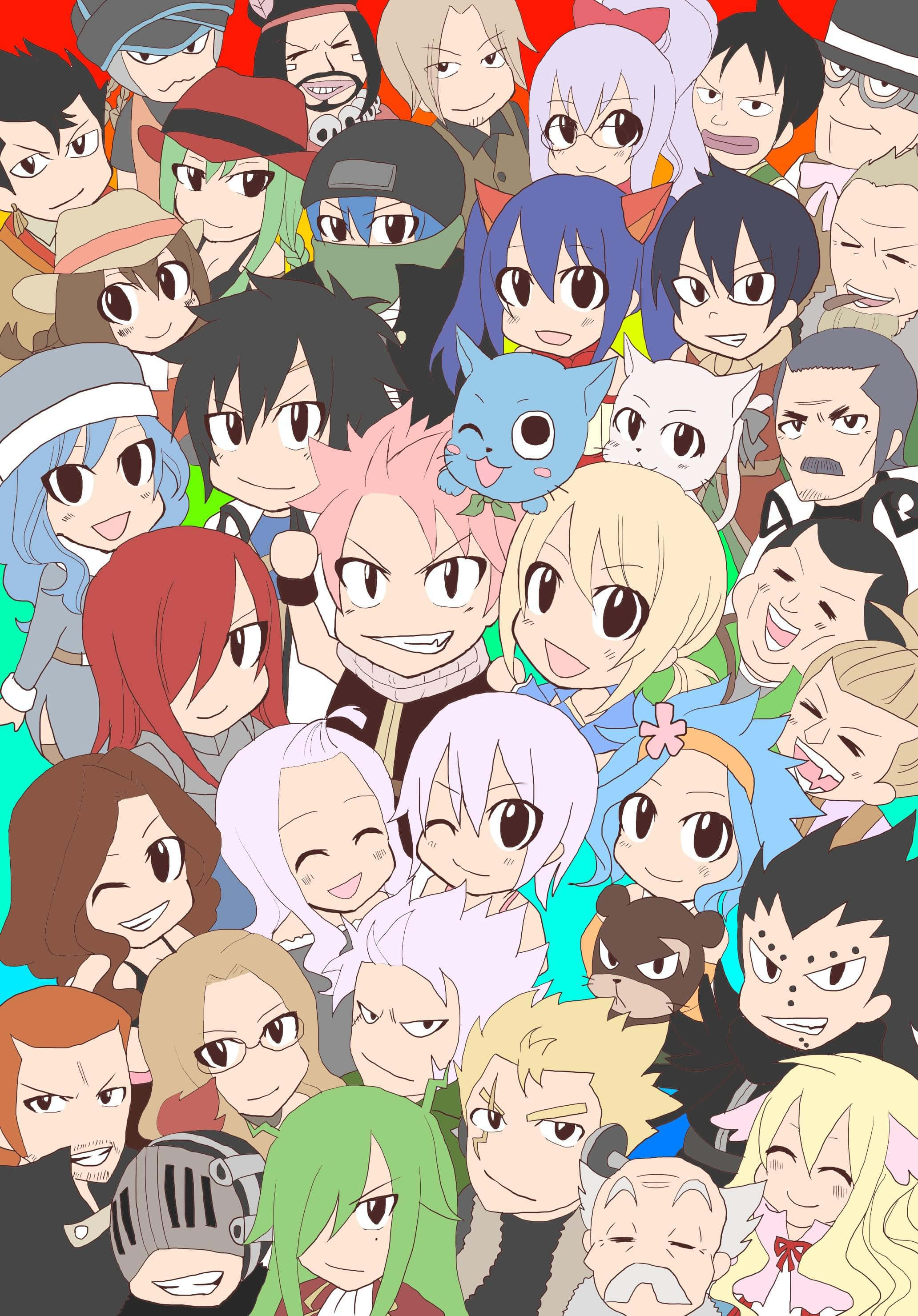 وکتور چیبی زیبای Fairy Tail والپیپر