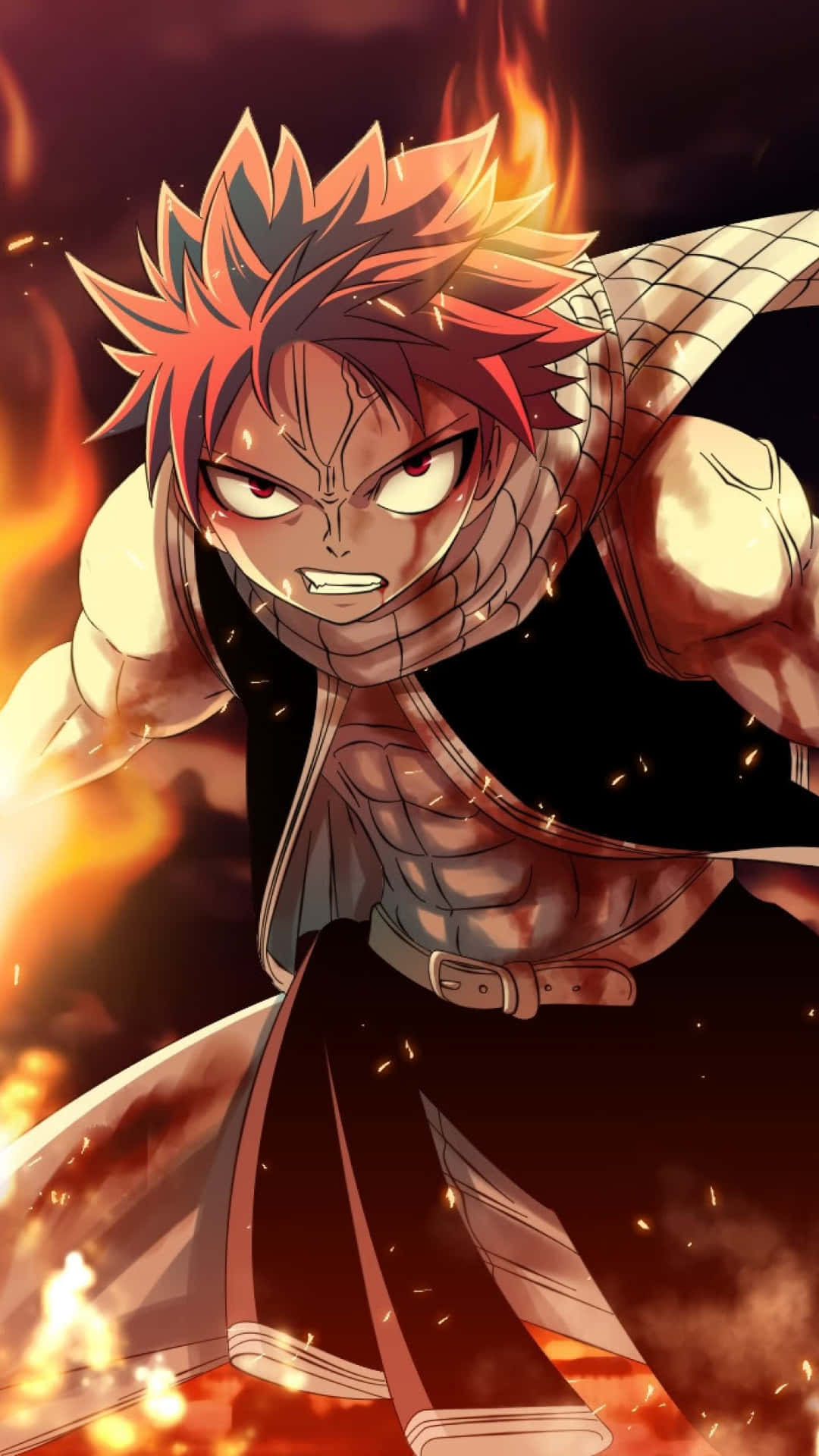 نگاه پرشور ناتسو دراگنیل از Fairy Tail والپیپر