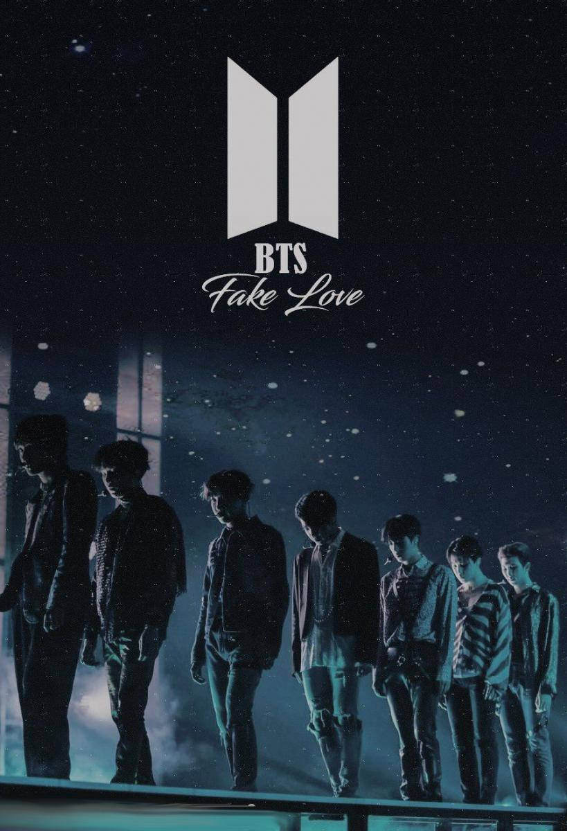 چیدمان گروه بیتیاس در آهنگ Fake Love والپیپر