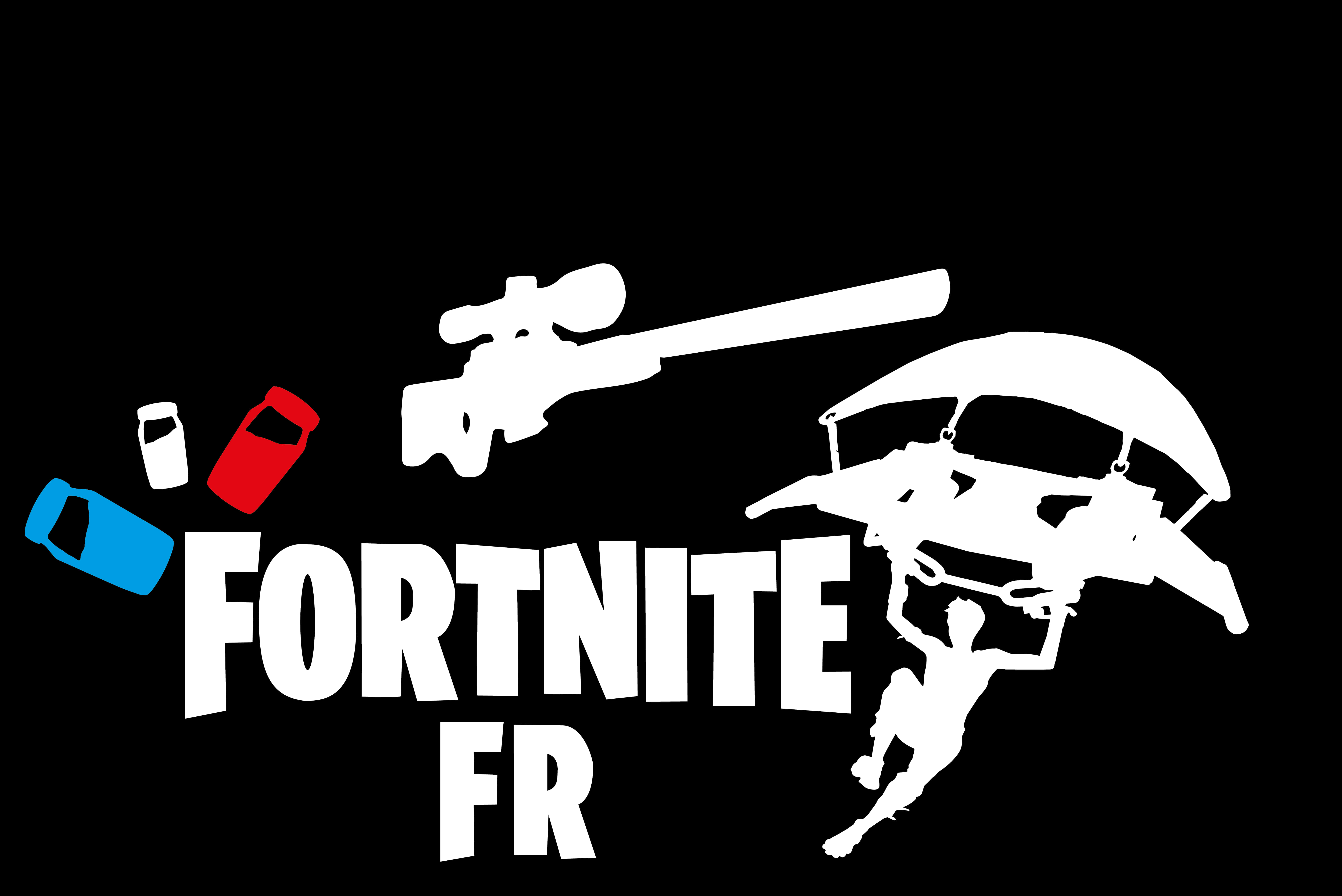 لوگو و آیتم‌های Fortnite F R والپیپر