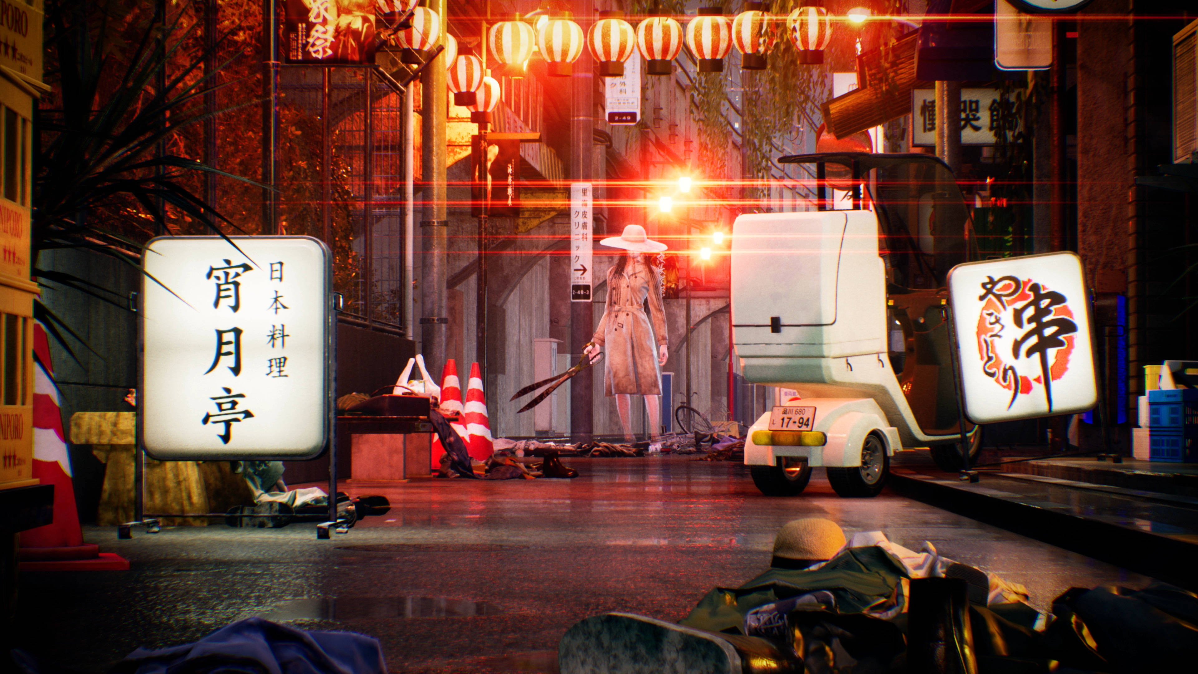خیابان‌های کوچیساکه در Ghostwire Tokyo والپیپر