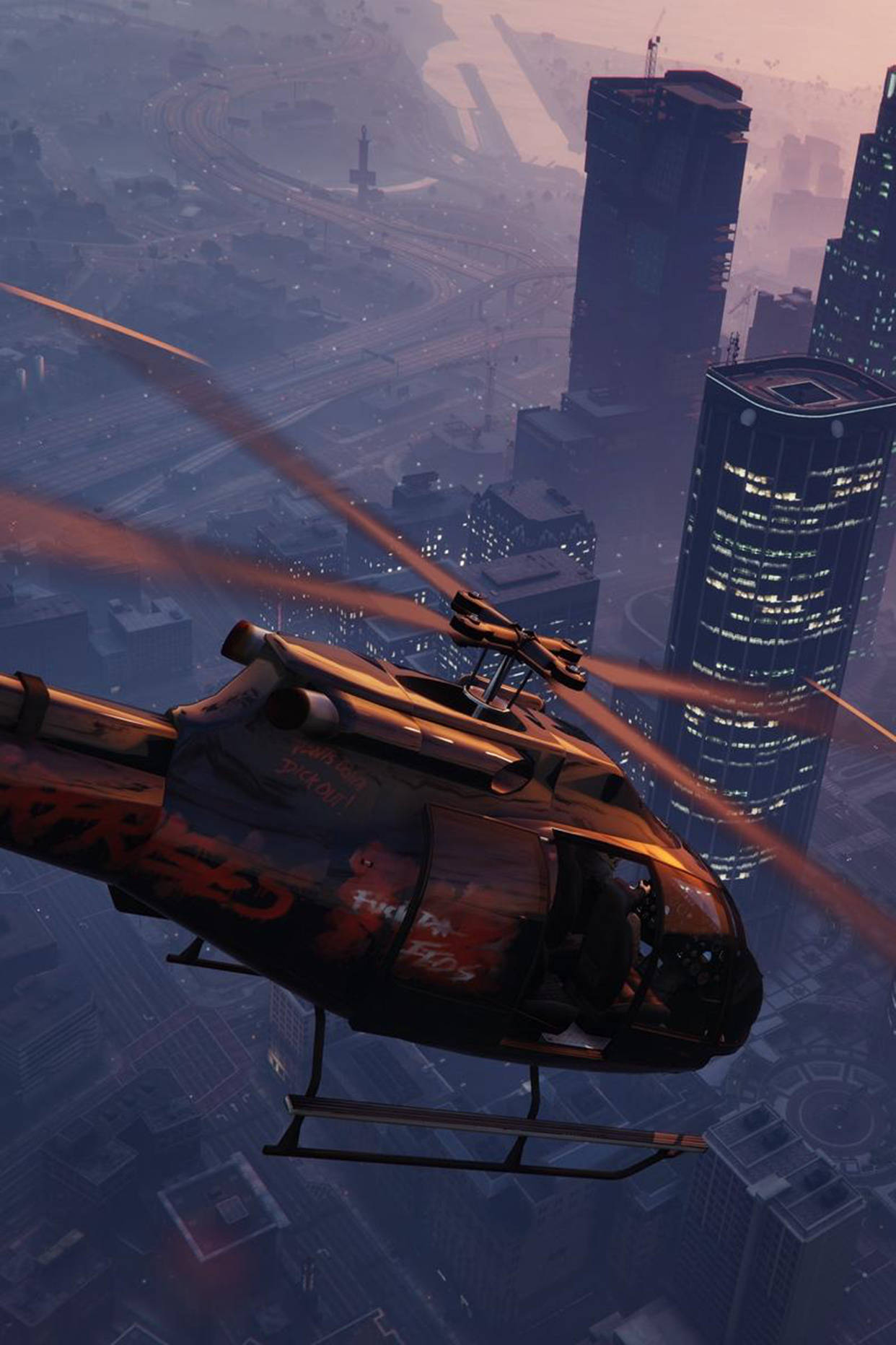 بالگرد بازارد GTA آیفون والپیپر