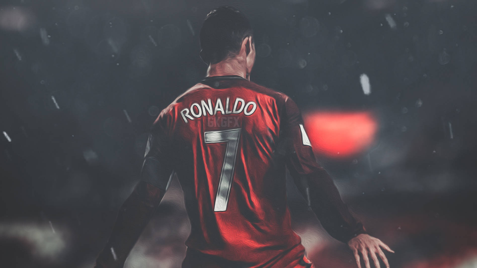 باران بازی فوتبال HD CR7 والپیپر