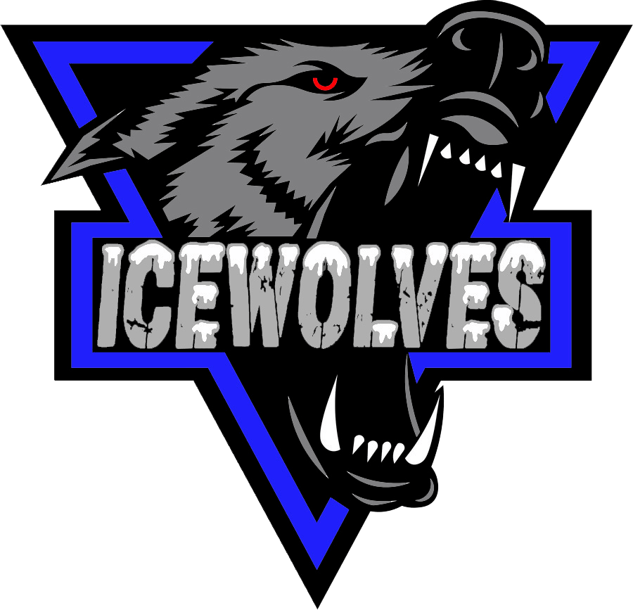 لوگوی تیم Ice Wolves والپیپر