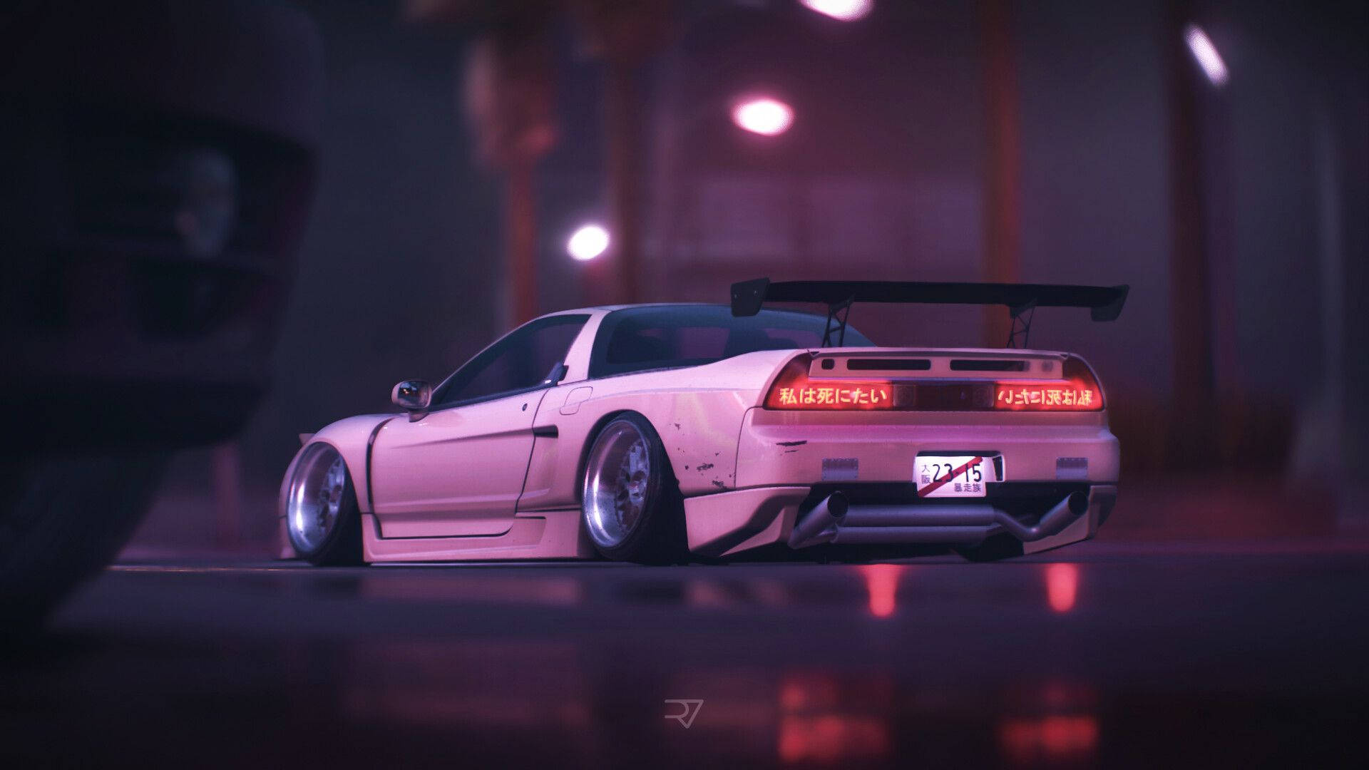 زیبایی شناسی JDM آکورا NSX والپیپر
