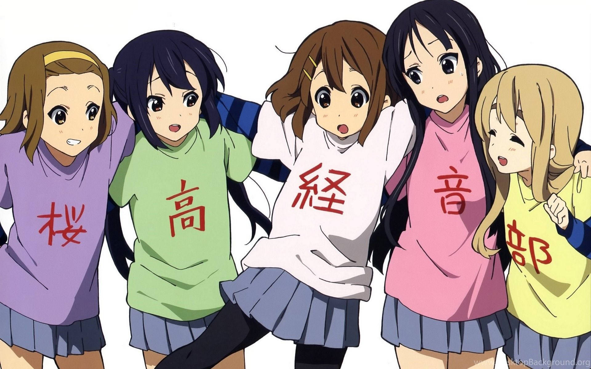 شخصیت‌های کاوائی انیمه K-On! والپیپر