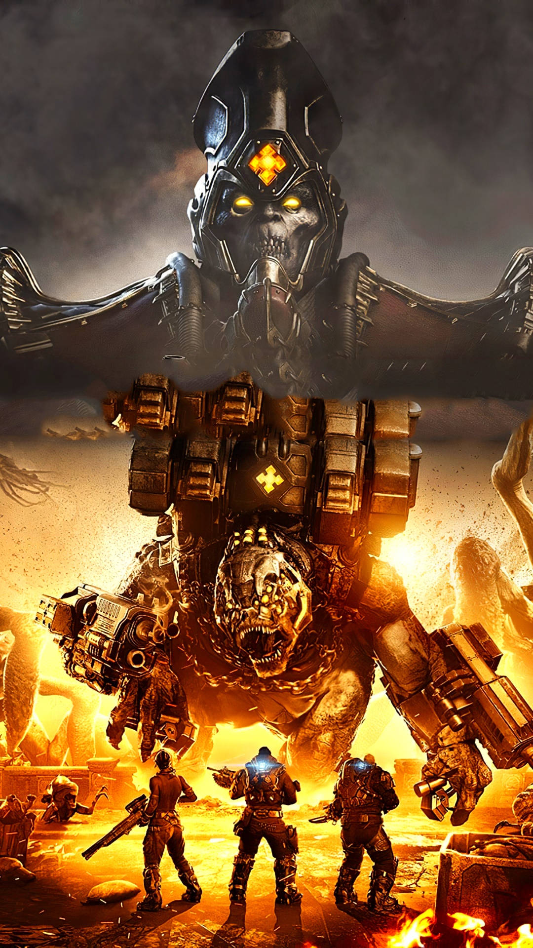 پس‌زمینه تلفن Kantus Swarm Gears 5 والپیپر