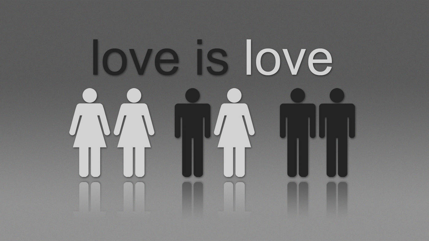 عشق عشق است نمادهای LGBTQ والپیپر