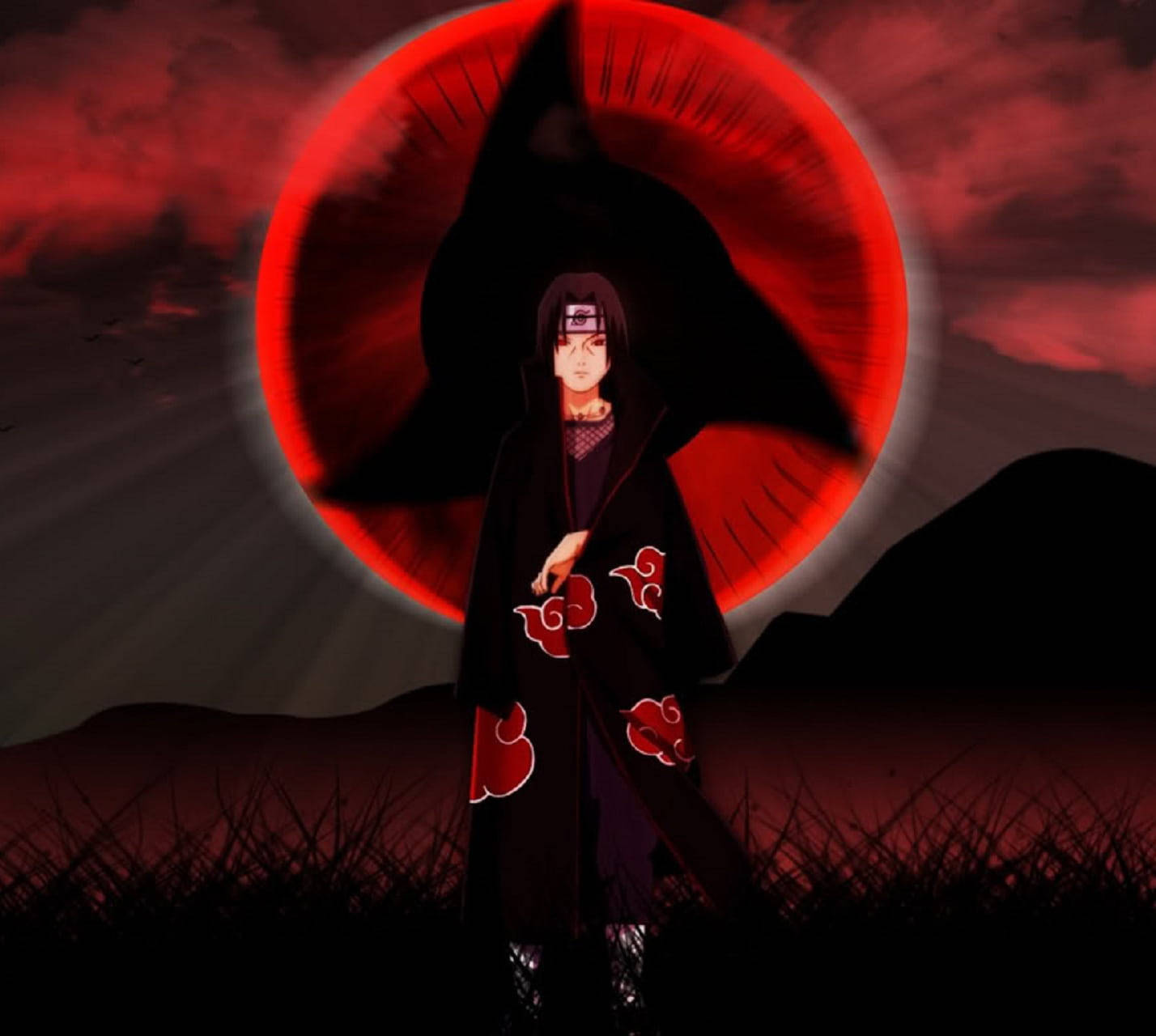 Mangekyo Sharingan ایتاچی اوچیها PFP والپیپر