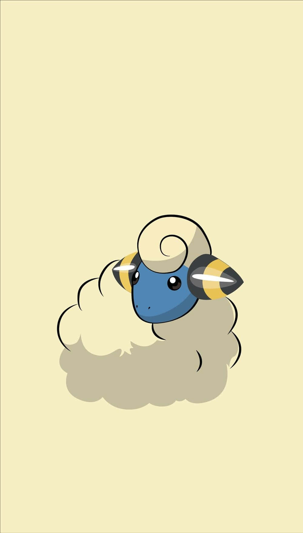 Mareep زیبای بژ والپیپر