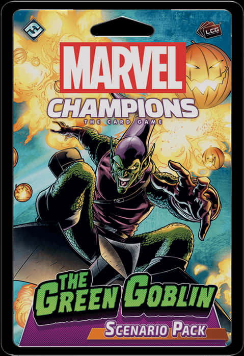 بسته بازی کارتی Marvel Champions با شخصیت گرین گابلین والپیپر