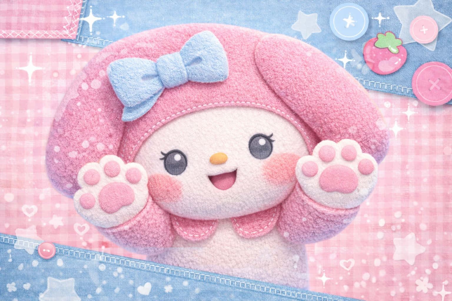والپیپر بامزه My Melody والپیپر