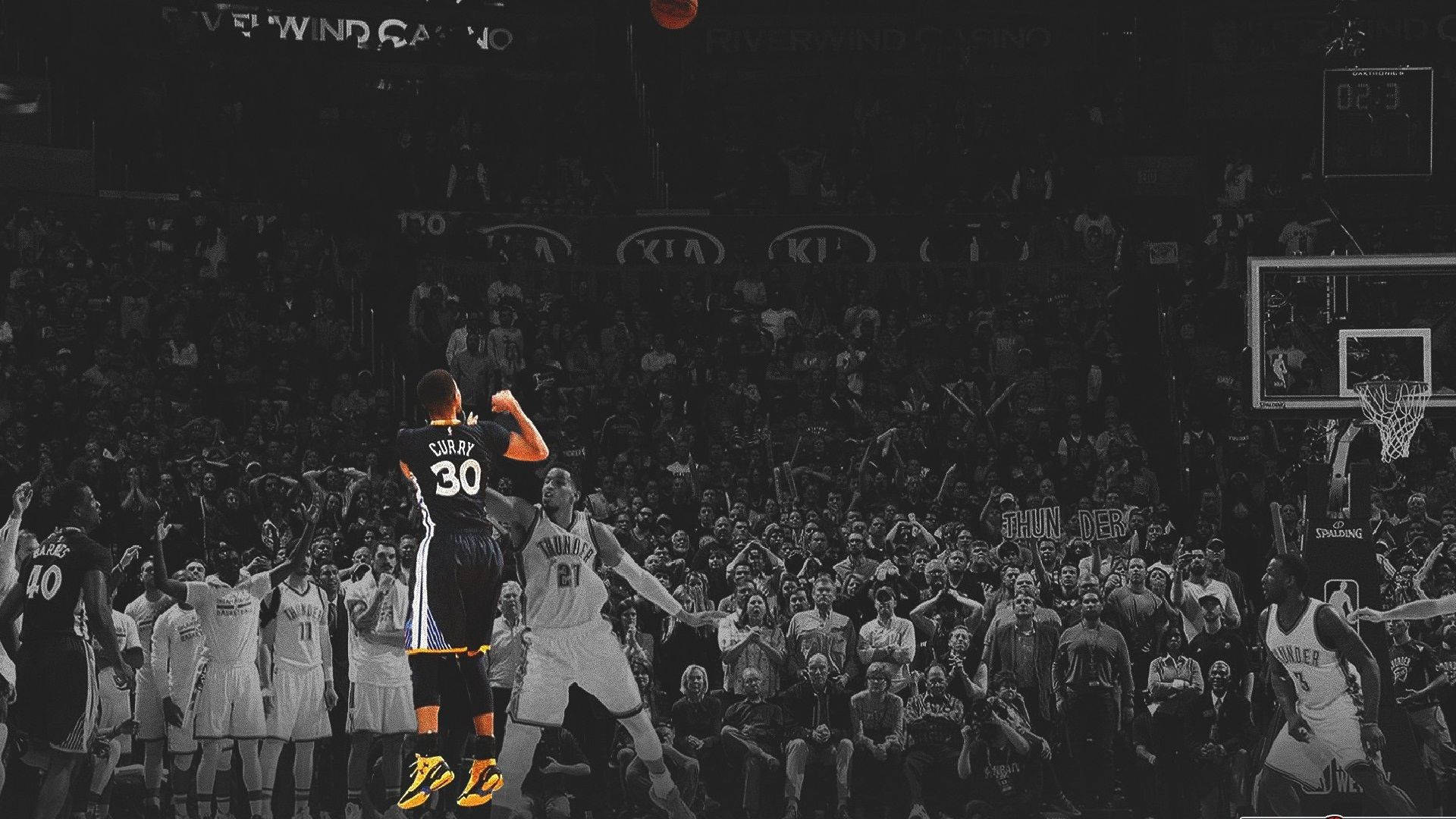 استفن کری NBA دسکتاپ بی‌رنگ والپیپر