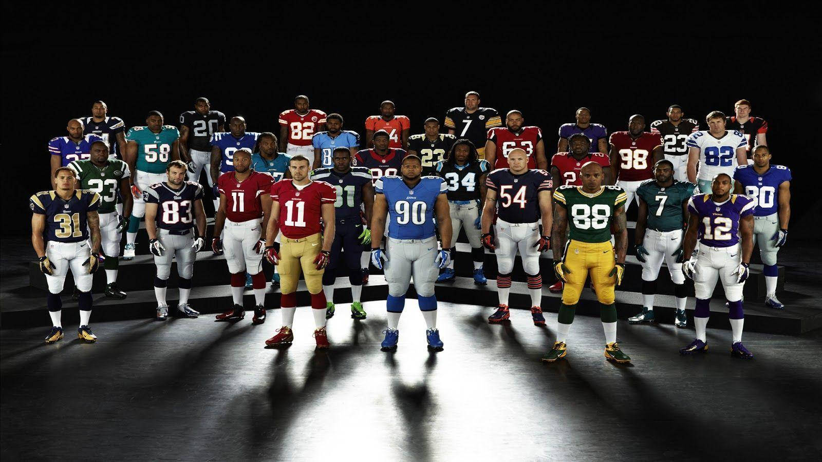 بازیکنان فوتبال NFL والپیپر