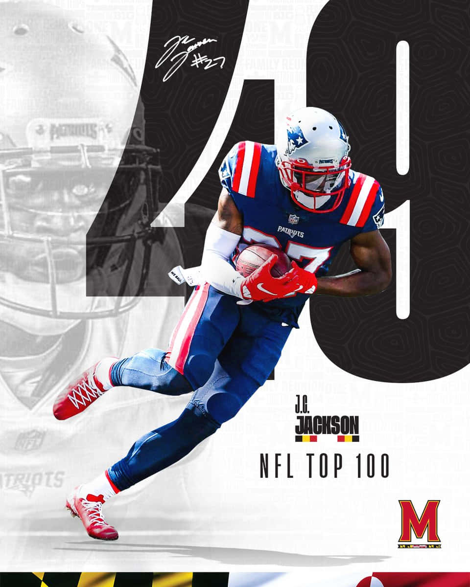 NFL Top 100 2021 رتبه ۴۹ کرنربک فوتبال جی‌سی جکسون والپیپر