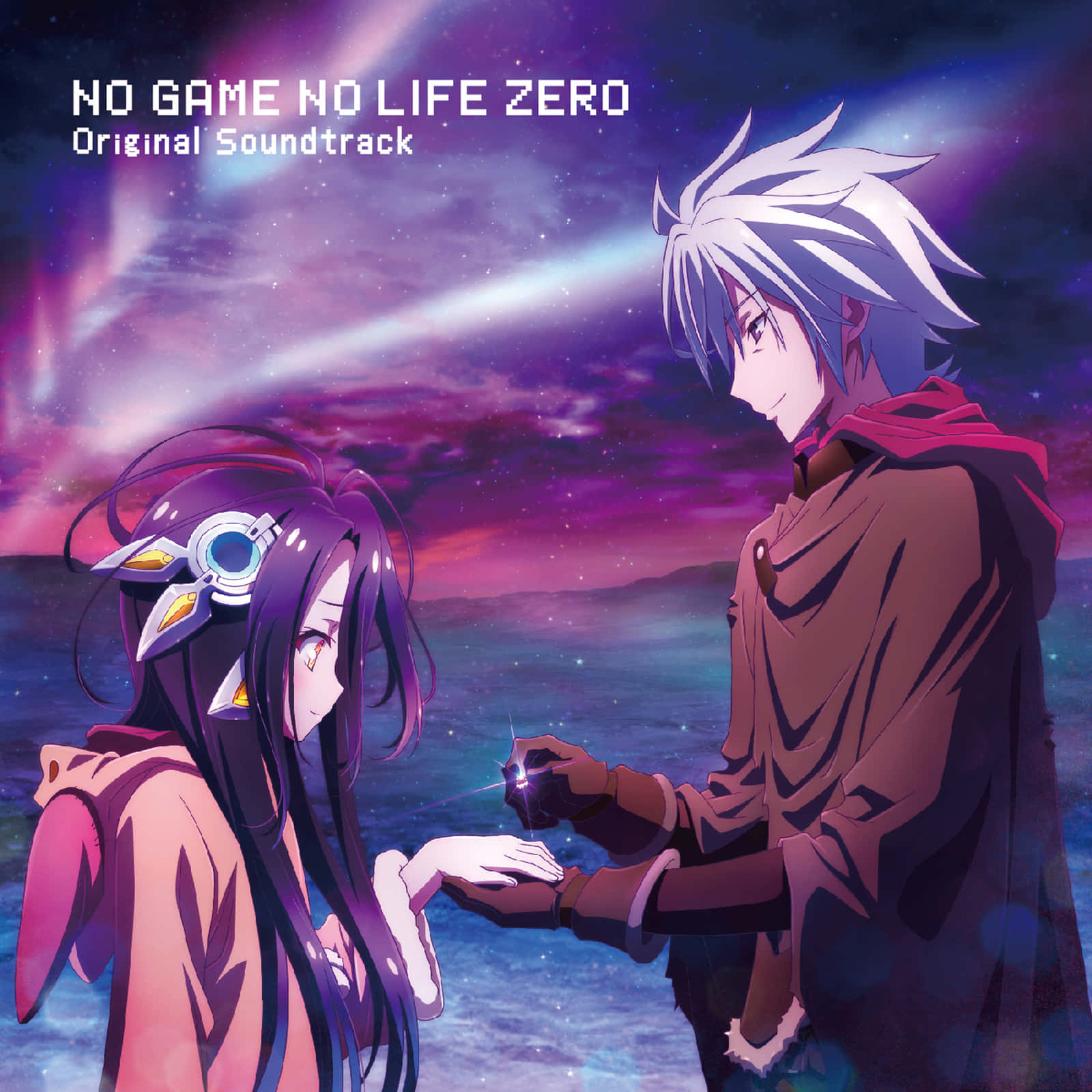 دو خدایی که بر جهان حکومت می‌کنند – سورا و شیرو از No Game No Life والپیپر