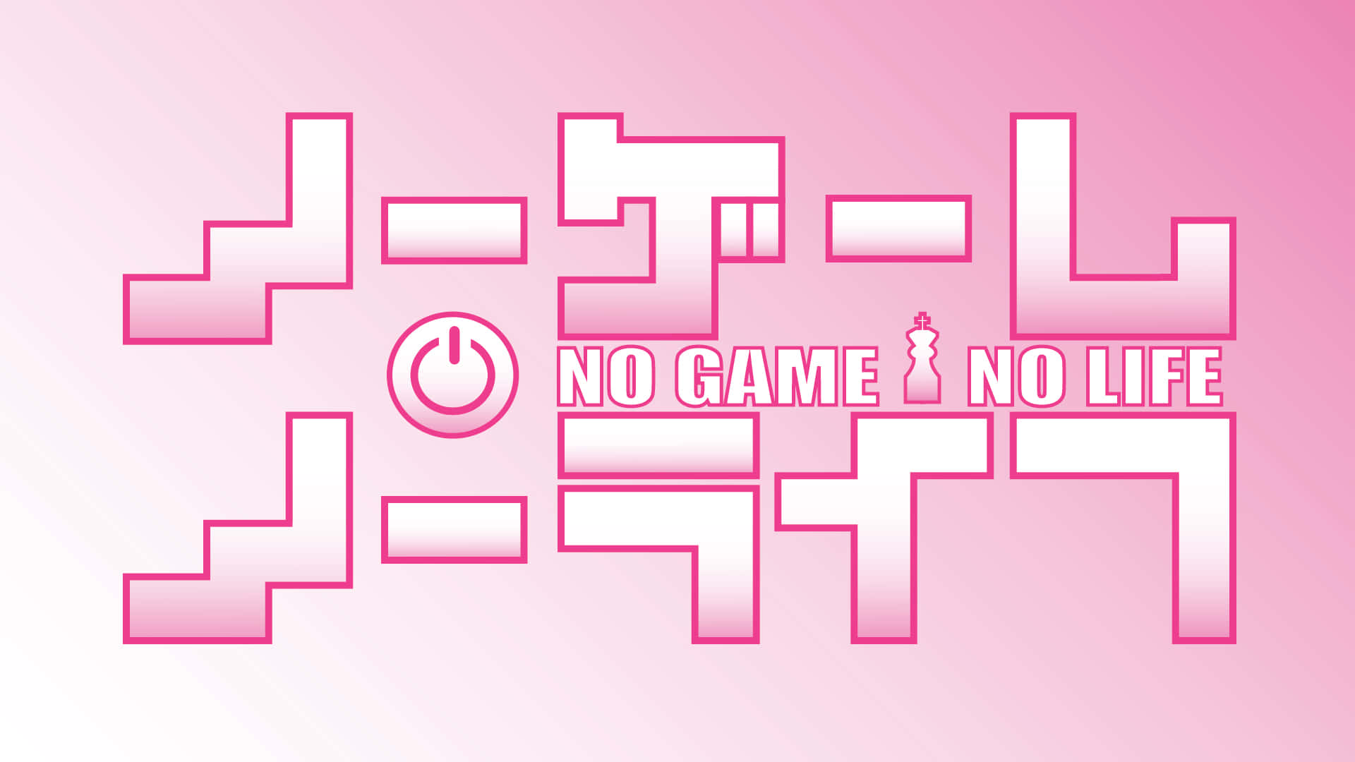 تصویر جلد صورتی No Game No Life والپیپر